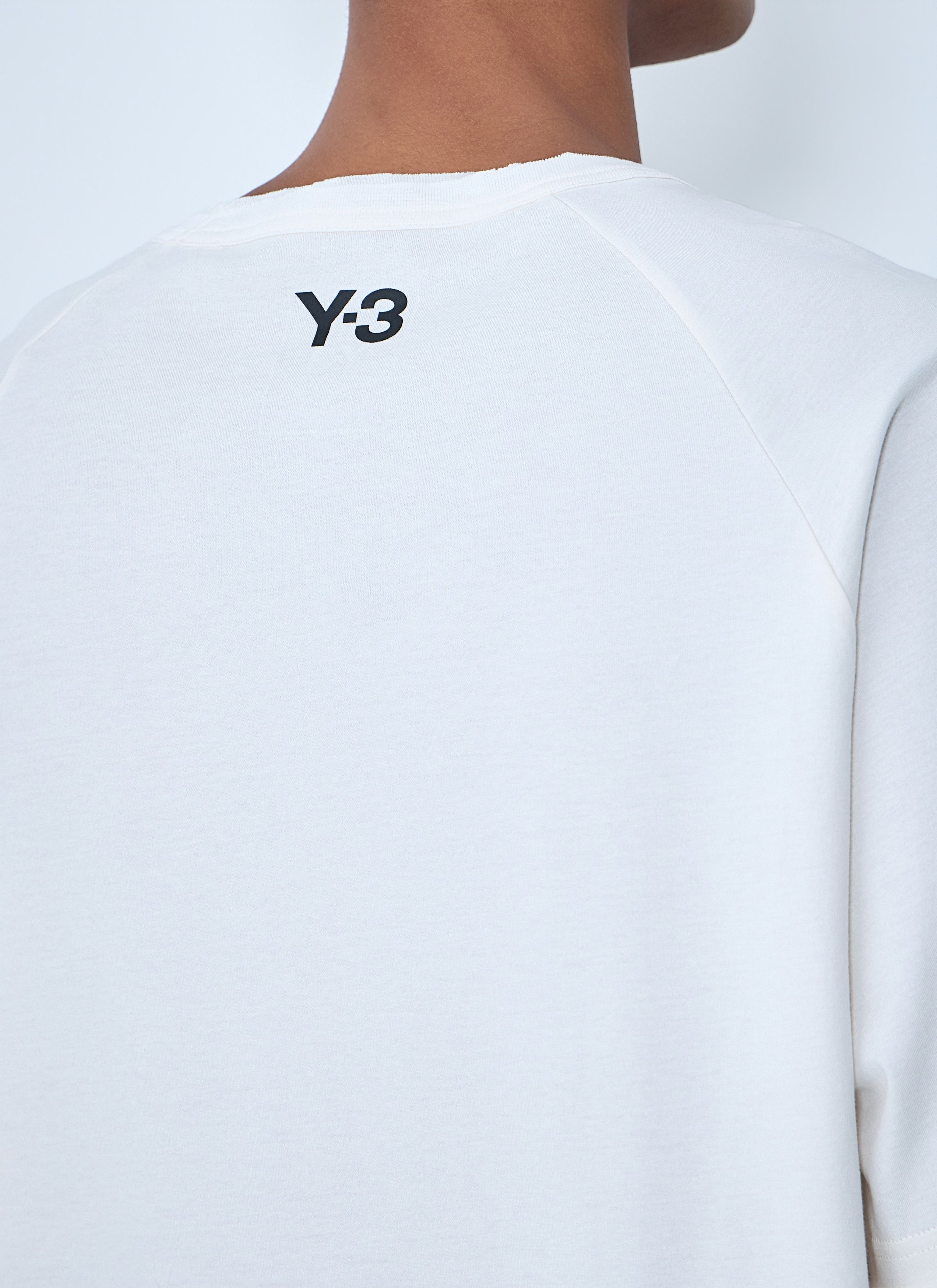 Y-3 Striped Shoulder Cotton T-Shirt Size US S / EU 44-46 / 1 - 6 Thumbnail