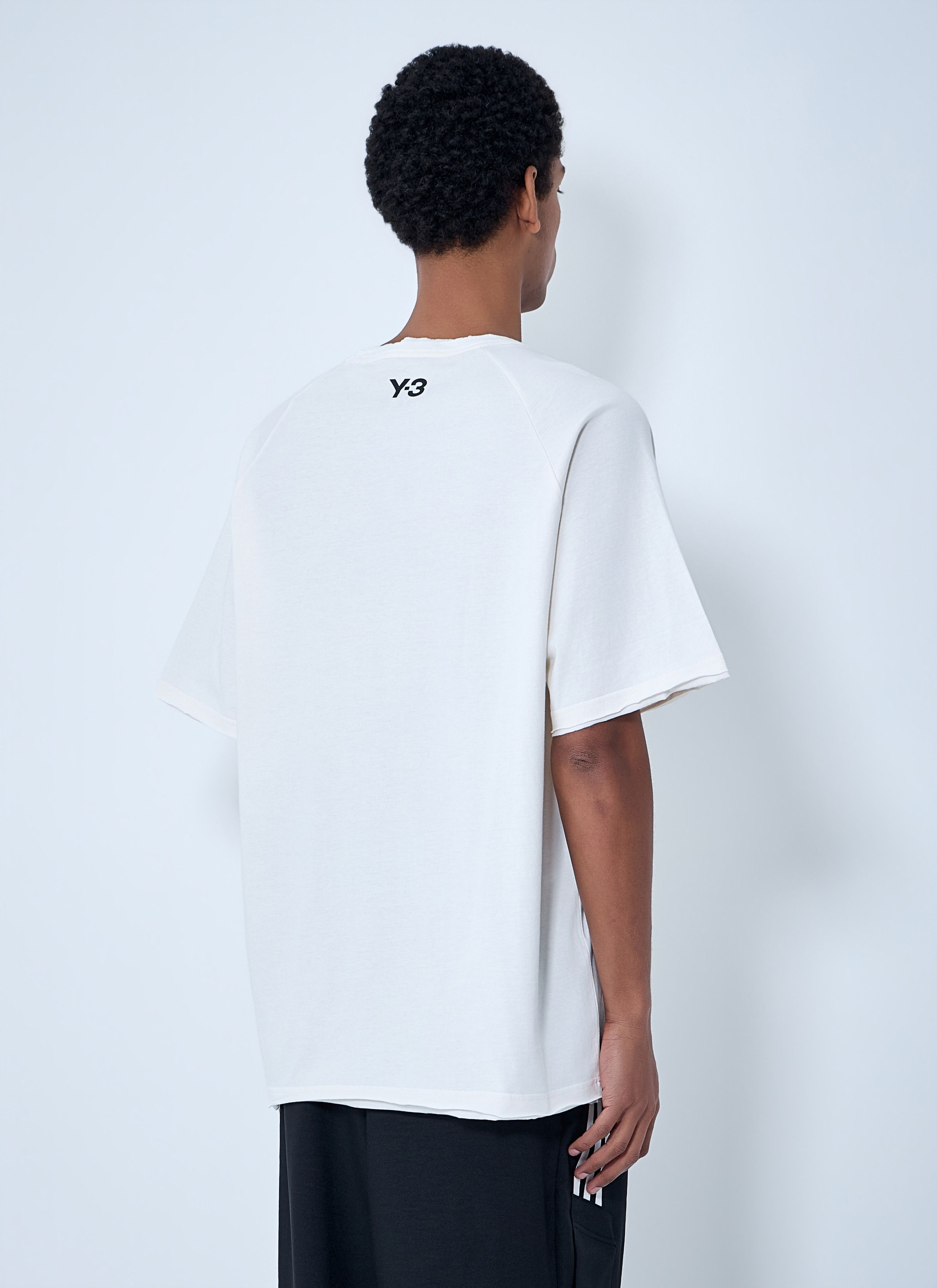 Y-3 Striped Shoulder Cotton T-Shirt Size US S / EU 44-46 / 1 - 4 Thumbnail