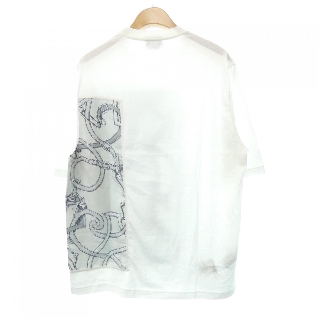 Hermes Hermes Hermès T-shirt Cotton T-shirt Textile T-Shirts DUTY FREE for USA Size ONE SIZE - 2 Thumbnail