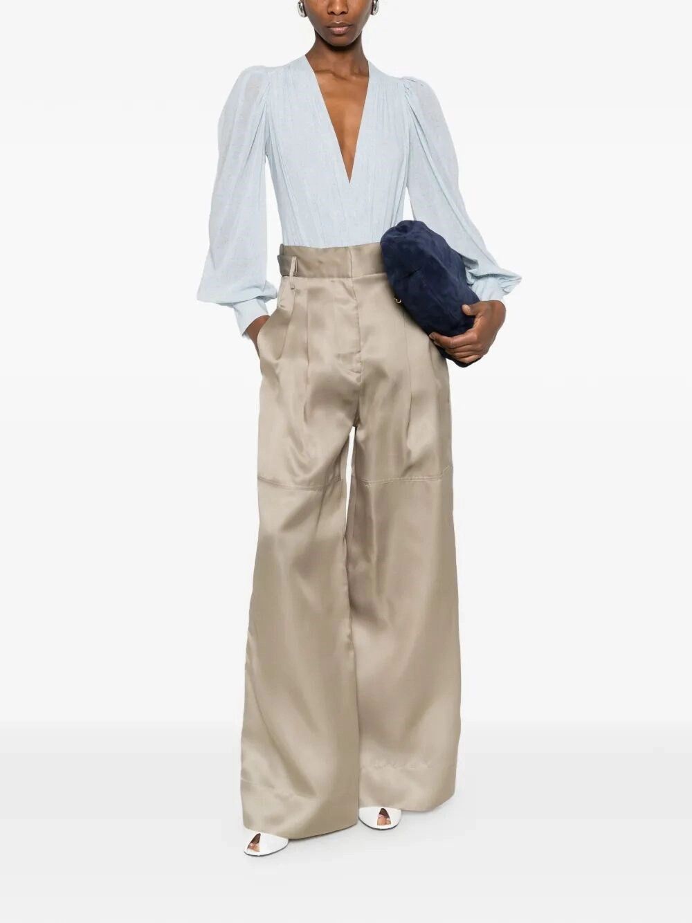 Alberta Ferretti Organza Pants Size 30" / US 8 / IT 44 - 2 Thumbnail