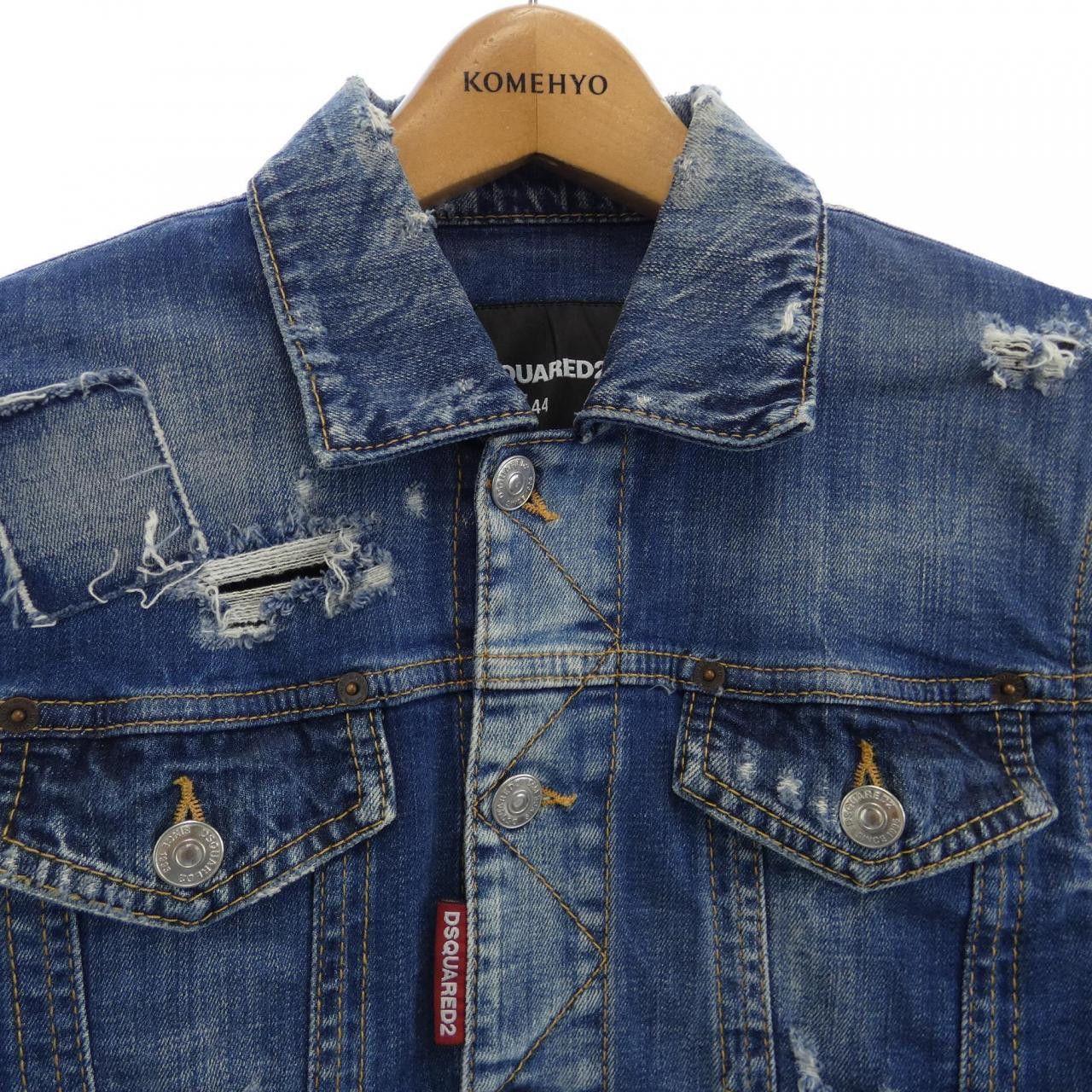 Dsquared2 Dsquared2 Dsquared2 Denim Jacket Textile Outerwear DUTY FREE for USA Size ONE SIZE - 5 Thumbnail