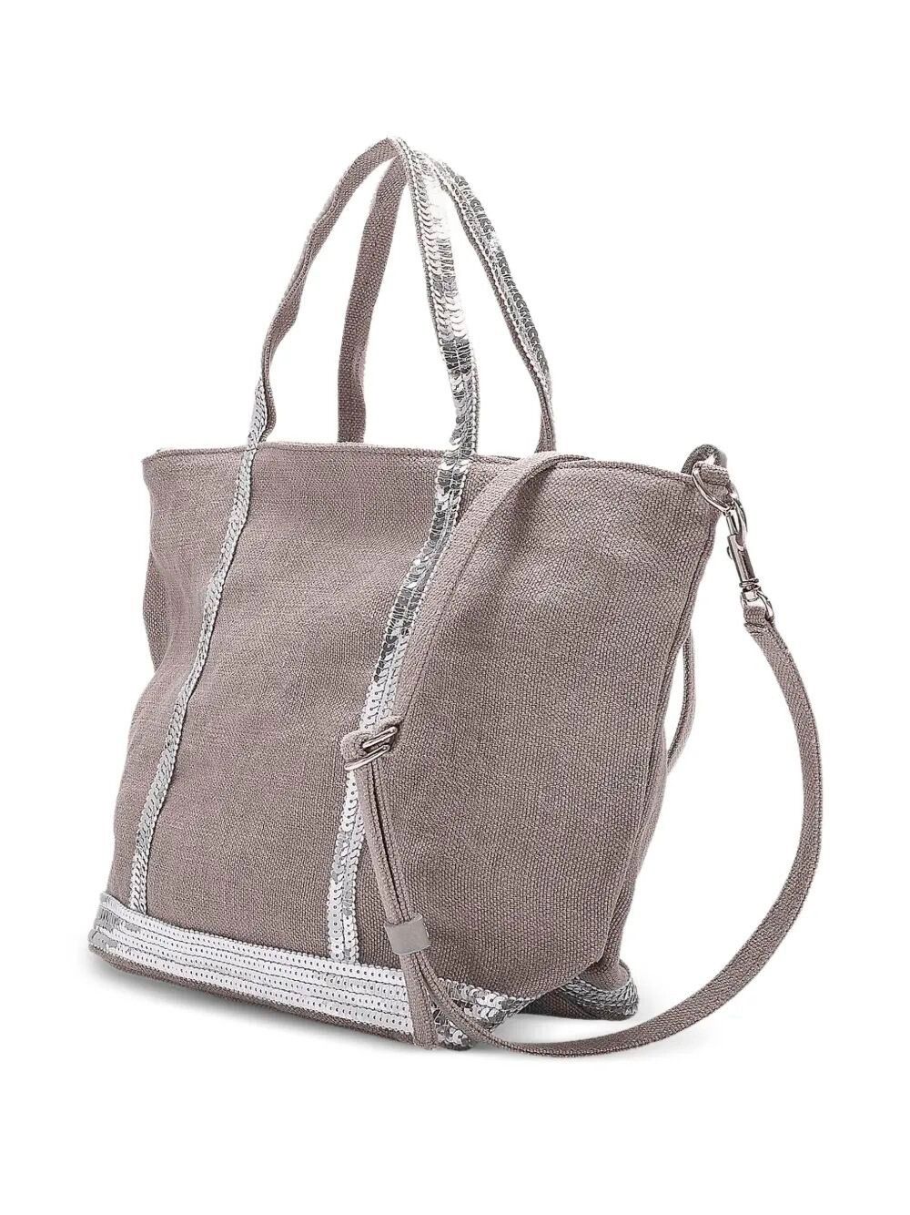 Vanessa Bruno Linen Small Zipped Cabas Tote Size ONE SIZE - 3 Thumbnail