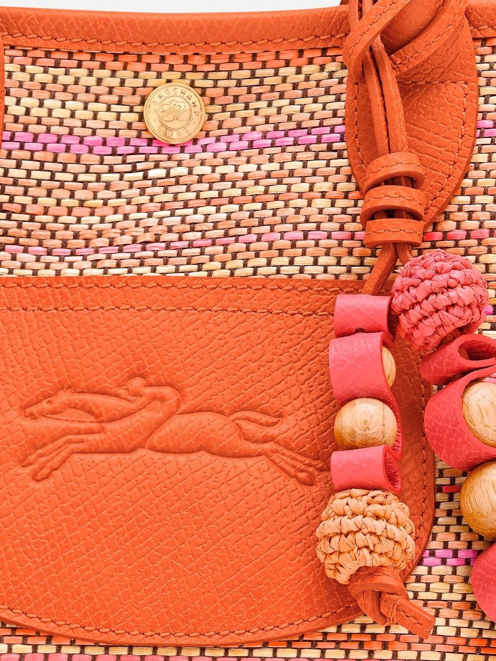`Le Panier Pliage Rainbow` Extra Small Basket Bag