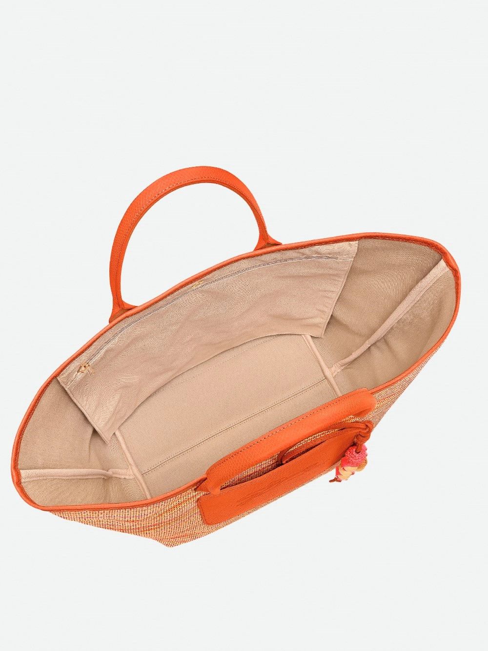 Longchamp `Le Panier Pliage Rainbow` Medium Basket Bag Size ONE SIZE - 4 Thumbnail