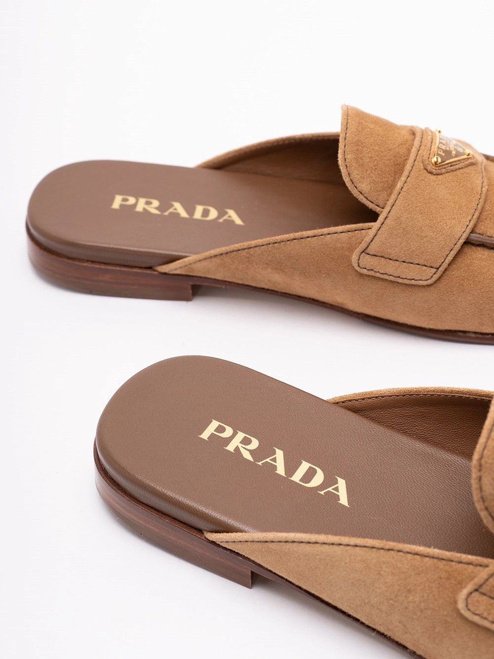 Prada Suede Slippers Size US 6 / IT 36 - 5 Thumbnail
