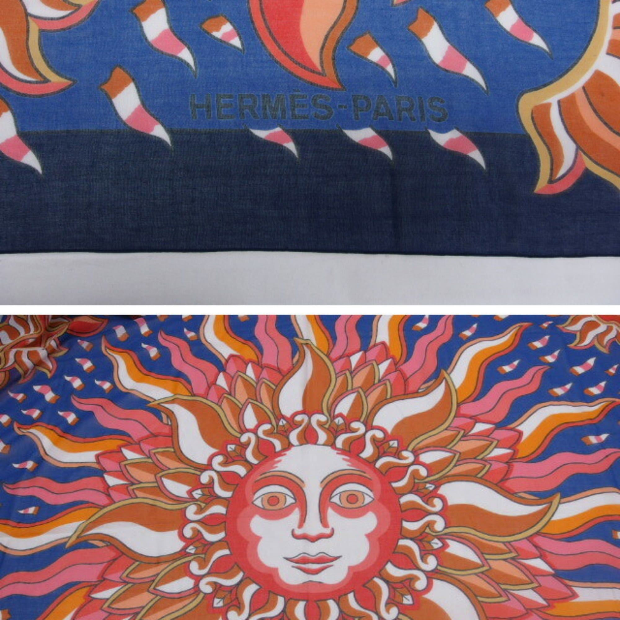 Hermes Hermes Hermès Gloria Soli large scarf pareo muffler Size ONE SIZE - 5 Thumbnail