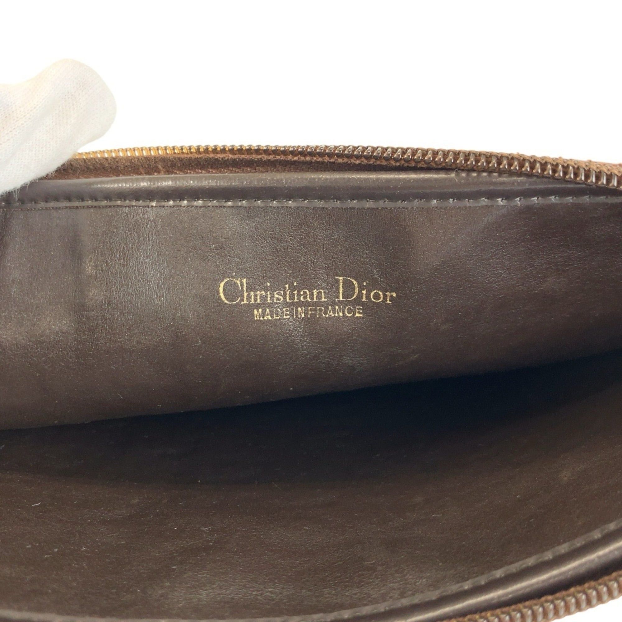 Dior Christian Dior Trotter Beige/Brown/Gold Hardware Canvas/Leather Clutch/Second Bag for Men Size ONE SIZE - 5 Thumbnail