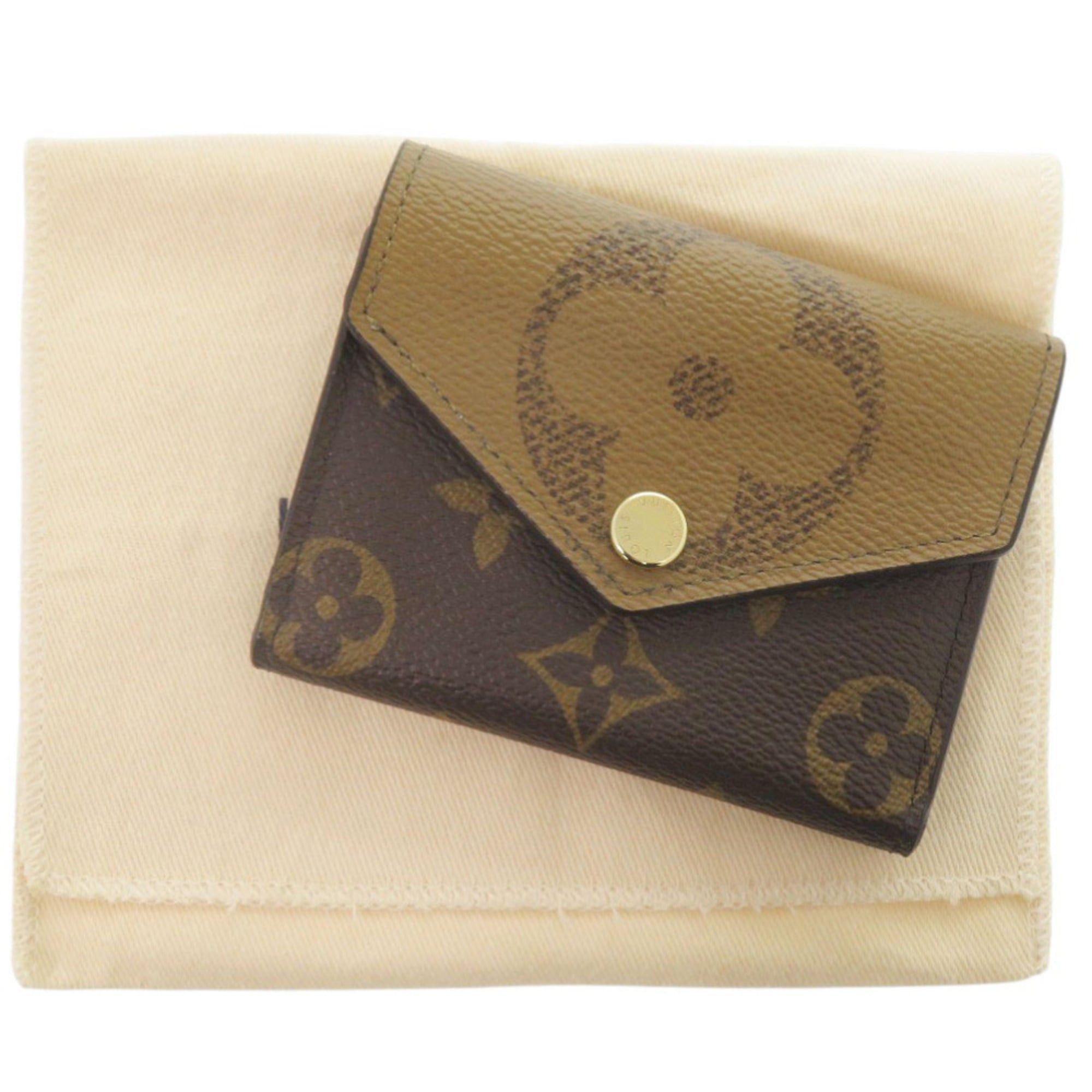 Louis Vuitton Like new Louis Vuitton Portefeuille Zoe Monogram Reverse M80725 IC tag tri-fold wallet LV 0534LOUIS VUITTON Size ONE SIZE - 2 Thumbnail