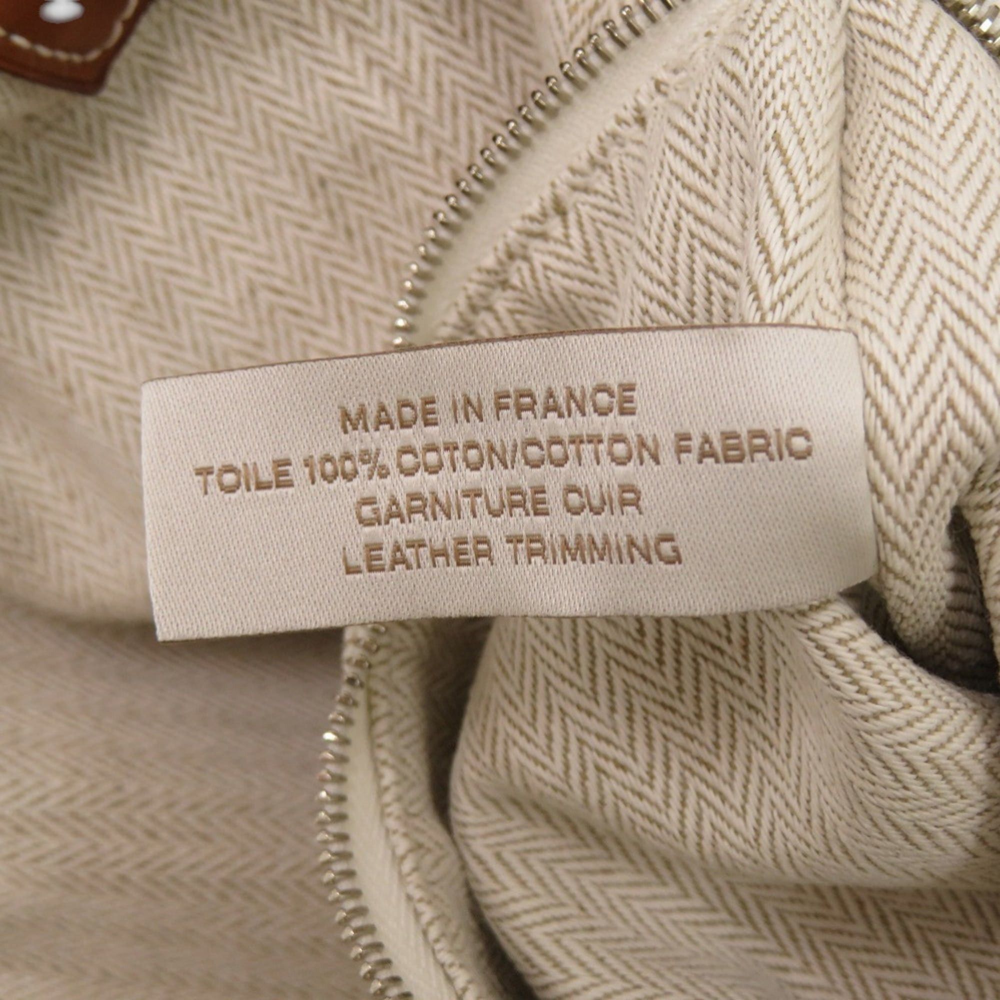 Hermes Excellent condition Hermès Fourby 25 handbag-in-bag, beige cotton, A stamped, bag/pouch, 0281HERMES Size ONE SIZE - 9 Thumbnail