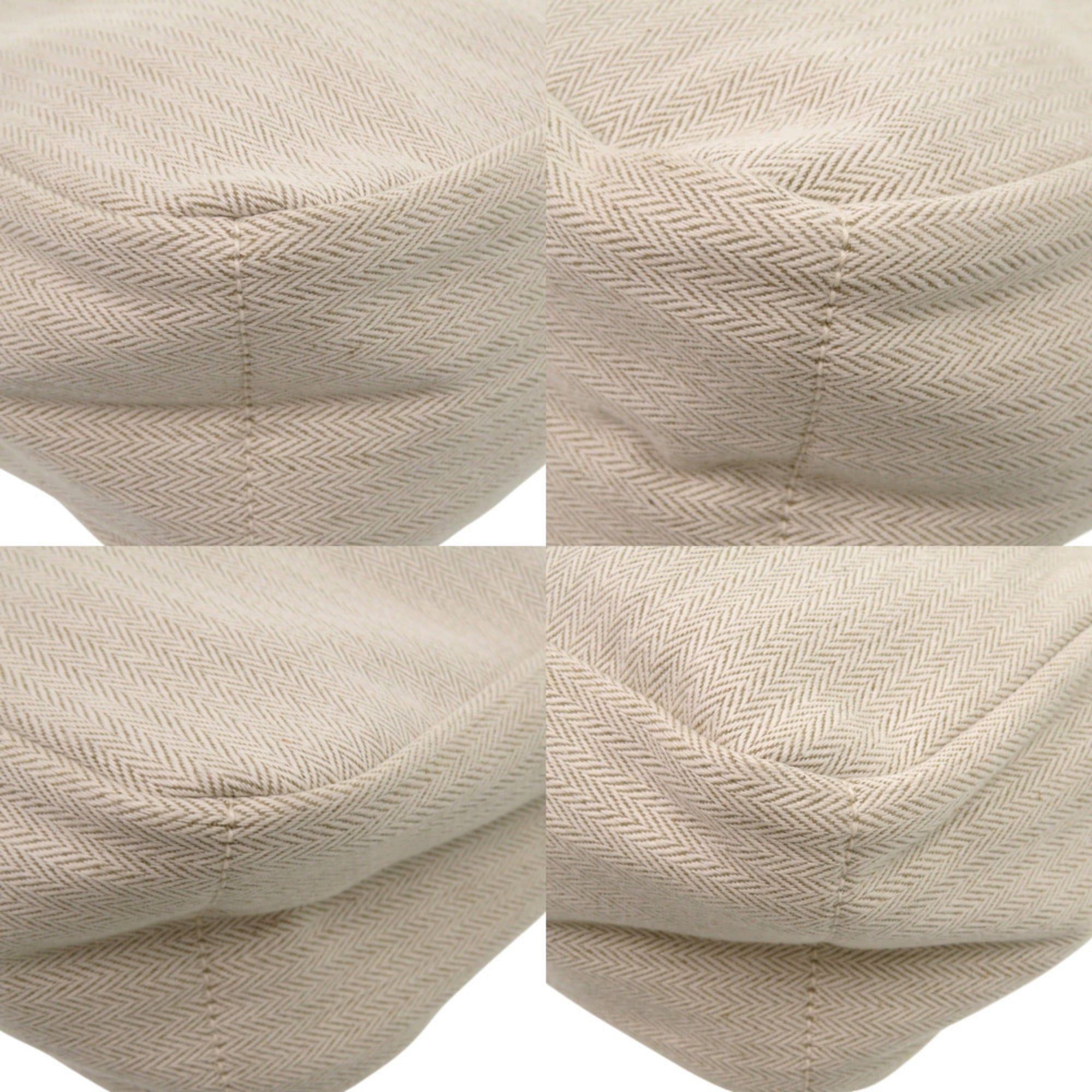 Hermes Excellent condition Hermès Fourby 25 handbag-in-bag, beige cotton, A stamped, bag/pouch, 0281HERMES Size ONE SIZE - 4 Thumbnail