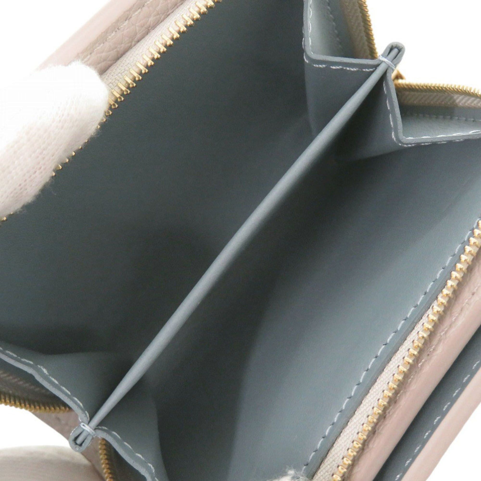 Louis Vuitton Unused Louis Vuitton Portefeuille Claire Flight Mode Monogram Mahina M12138 Bi-fold Wallet in Pink with IC Tag LV 0535LOUIS VUITTON Size ONE SIZE - 7 Thumbnail
