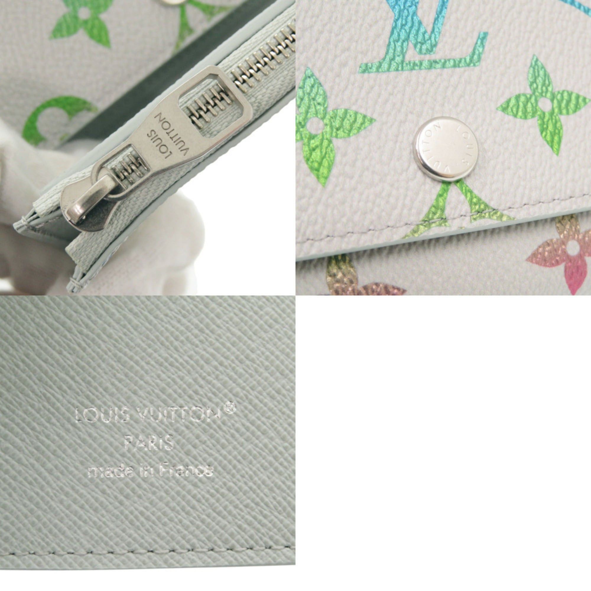 Louis Vuitton Unused Louis Vuitton Iridescent Victor Wallet, Gradient Monogram, M14132, IC Tag, Gray, Tri-fold LV 0536, LOUIS VUITTON Size ONE SIZE - 9 Thumbnail