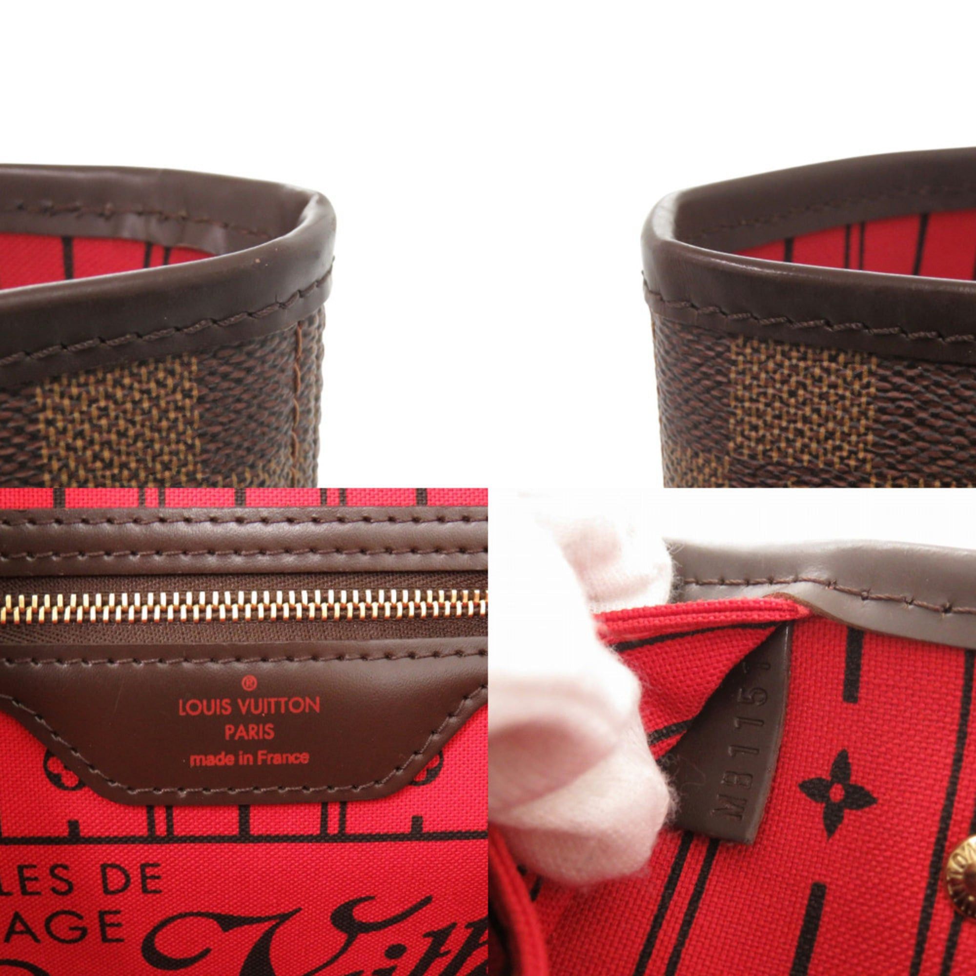 Louis Vuitton Excellent condition Louis Vuitton Neverfull PM Damier Cerise Tote Bag N51109 LV 0683LOUIS VUITTON Size ONE SIZE - 9 Thumbnail