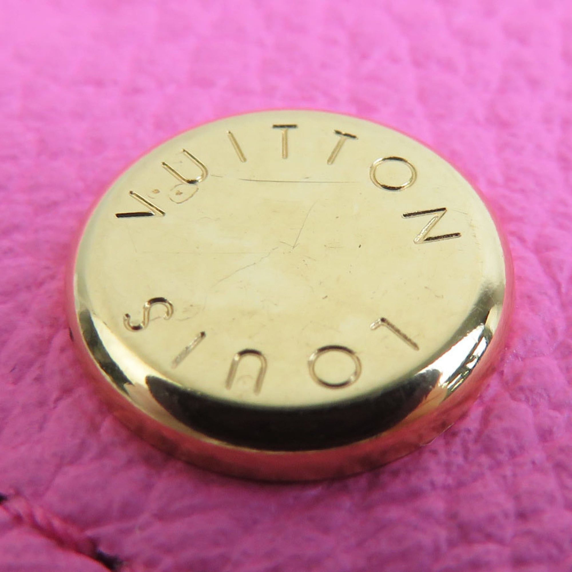 Louis Vuitton Louis Vuitton Monogram Empreinte Porte Monnaie Rose Lollipop Wallet, Women's, M82485, Free Shipping, r11025a Size ONE SIZE - 5 Thumbnail