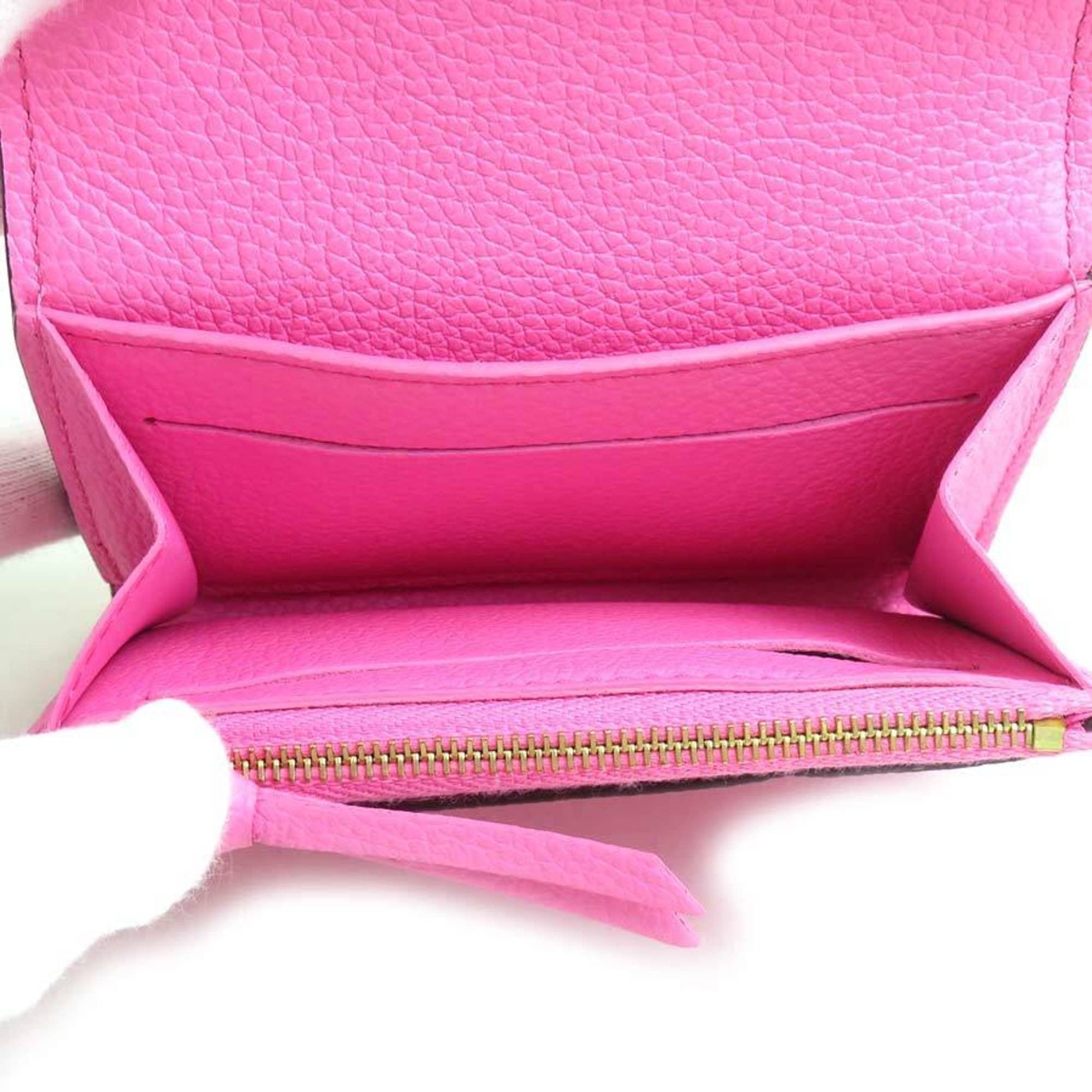 Louis Vuitton Louis Vuitton Monogram Empreinte Porte Monnaie Rose Lollipop Wallet, Women's, M82485, Free Shipping, r11025a Size ONE SIZE - 3 Thumbnail