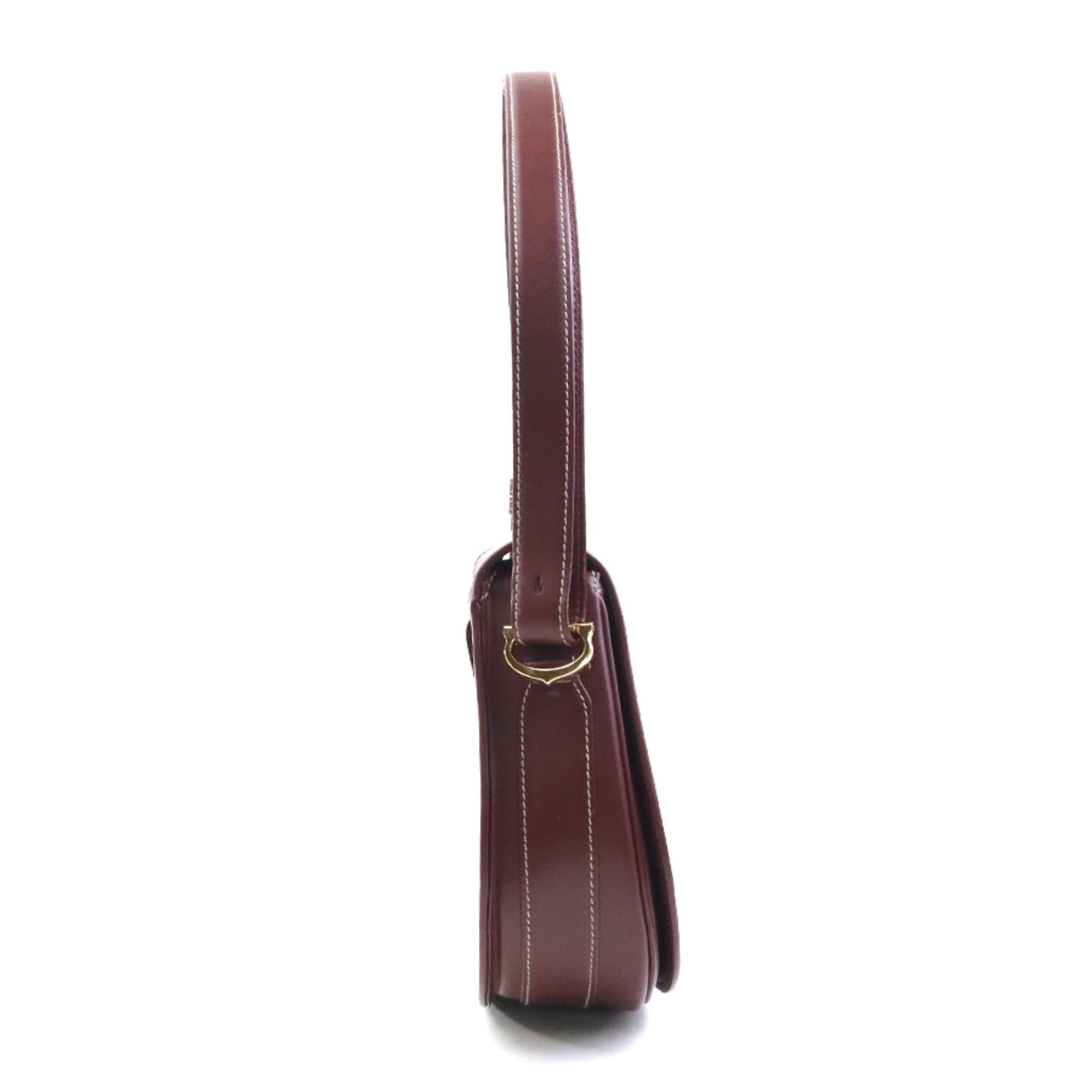 Cartier Cartier Must Line Shoulder Bag in Bordeaux Leather for Women, Free Shipping, r11023c Size ONE SIZE - 2 Thumbnail