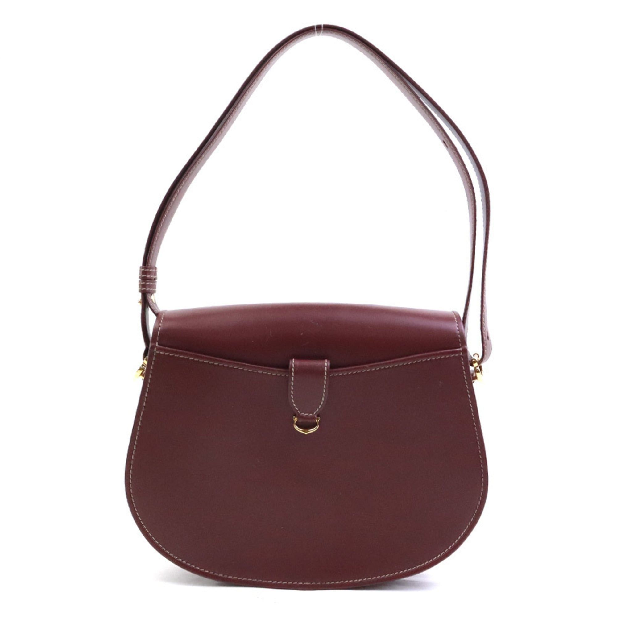 Cartier Cartier Must Line Shoulder Bag in Bordeaux Leather for Women, Free Shipping, r11023c Size ONE SIZE - 3 Thumbnail