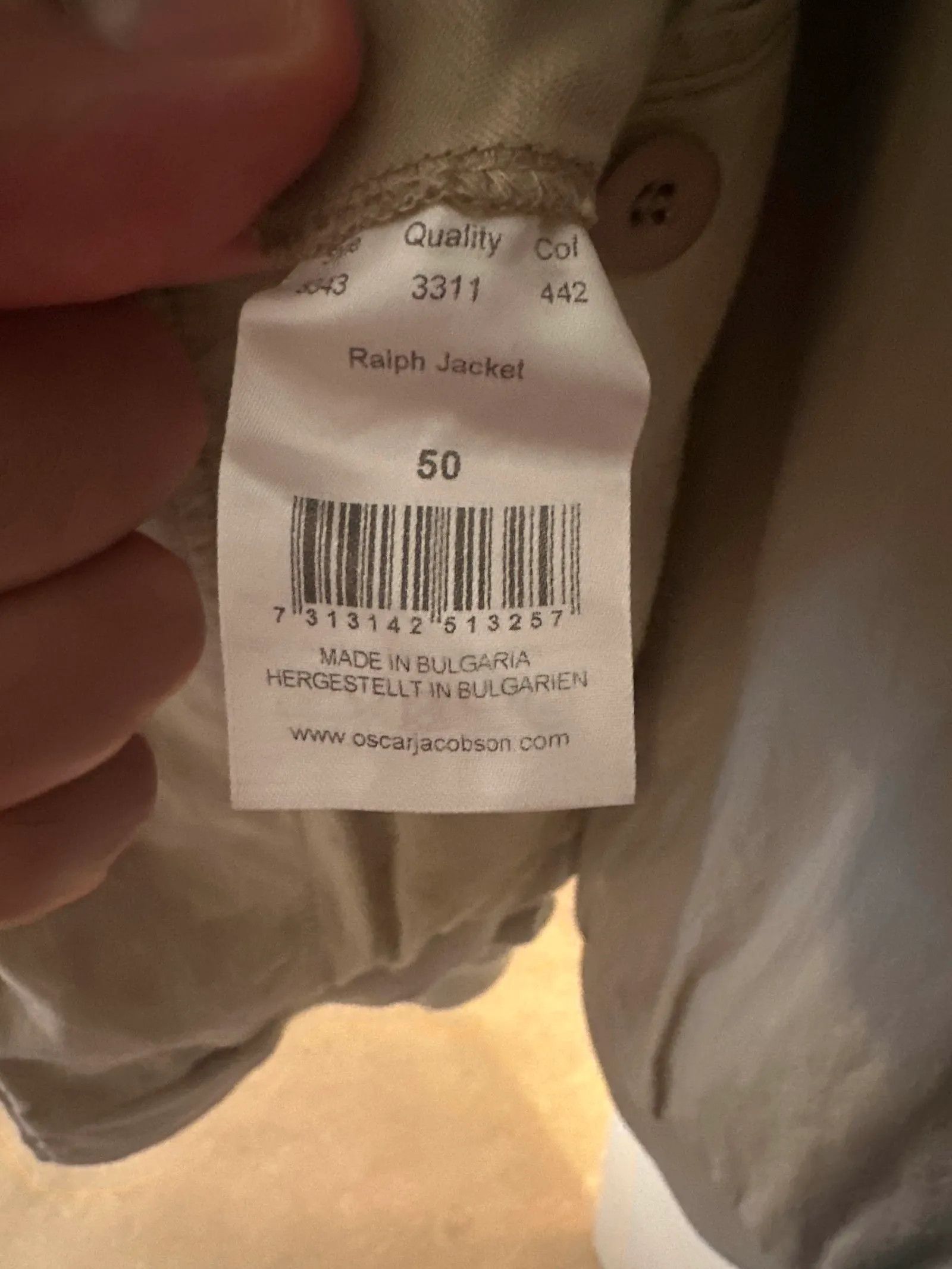 Oscar Jacobson Oscar Jacobson Ralph Jacket Size US M / EU 48-50 / 2 - 3 Thumbnail