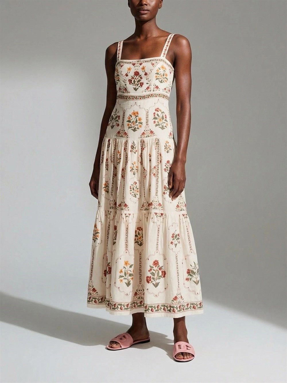 AGUA by Agua Bendita `Lima Maxi Andes` Maxi Dress Size XS / US 0-2 / IT 36-38 - 2 Thumbnail