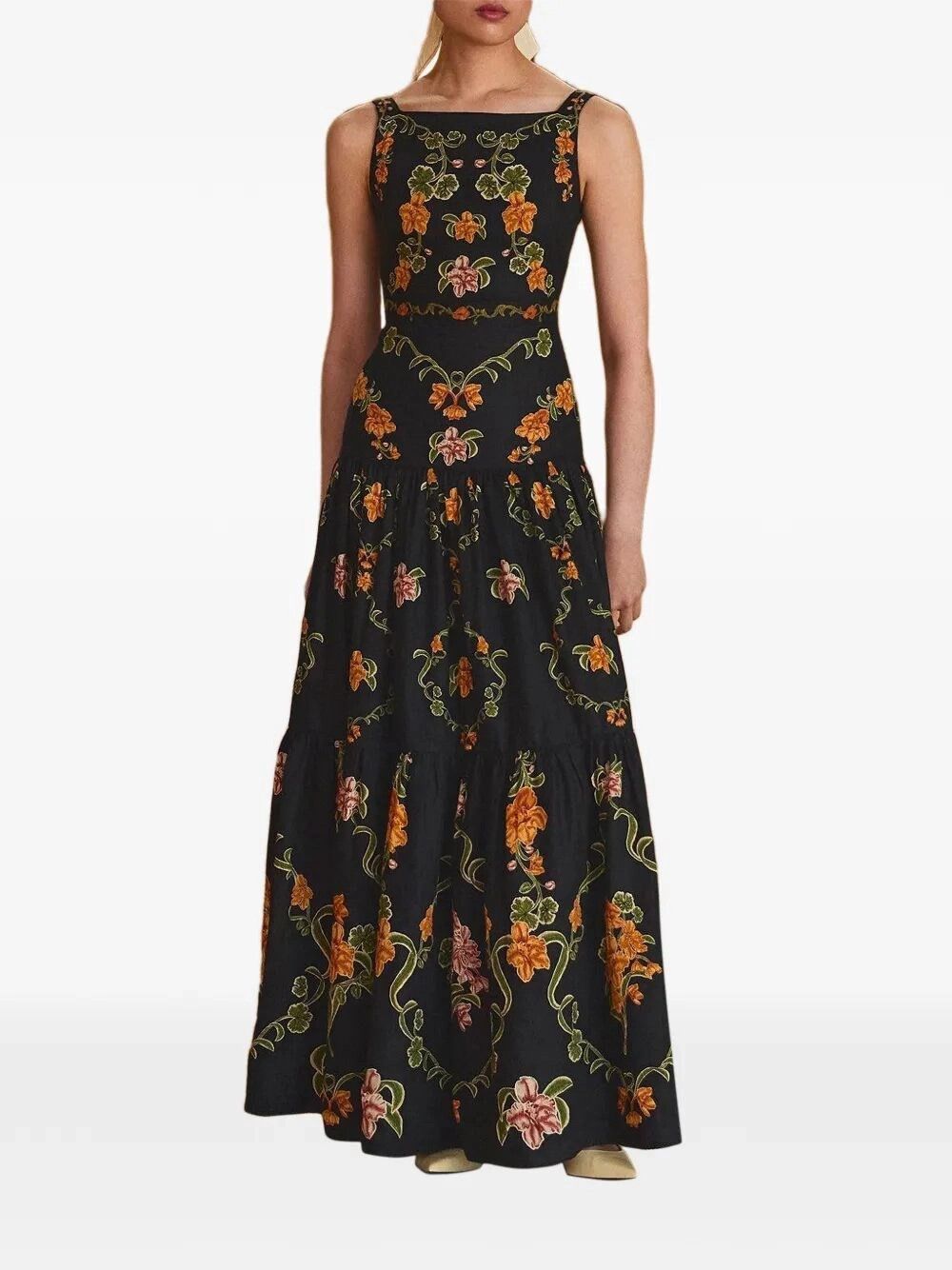 AGUA by Agua Bendita `Abeja Cordillera` Maxi Dress Size L / US 10 / IT 46 - 2 Thumbnail