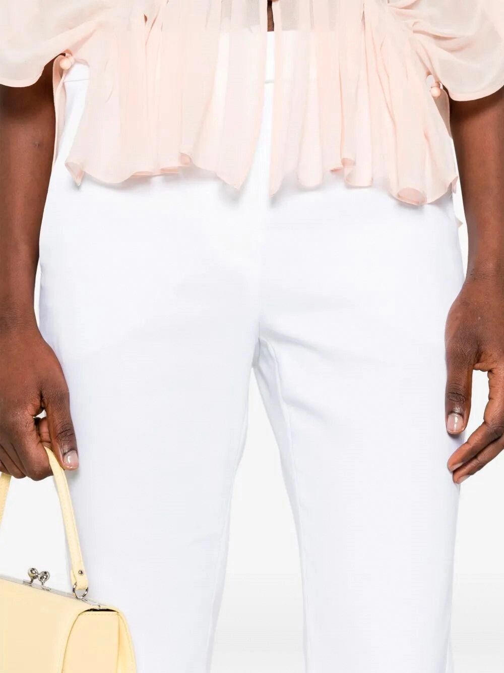 Max Mara Cotton Pants Size 32" / US 10 / IT 46 - 5 Thumbnail