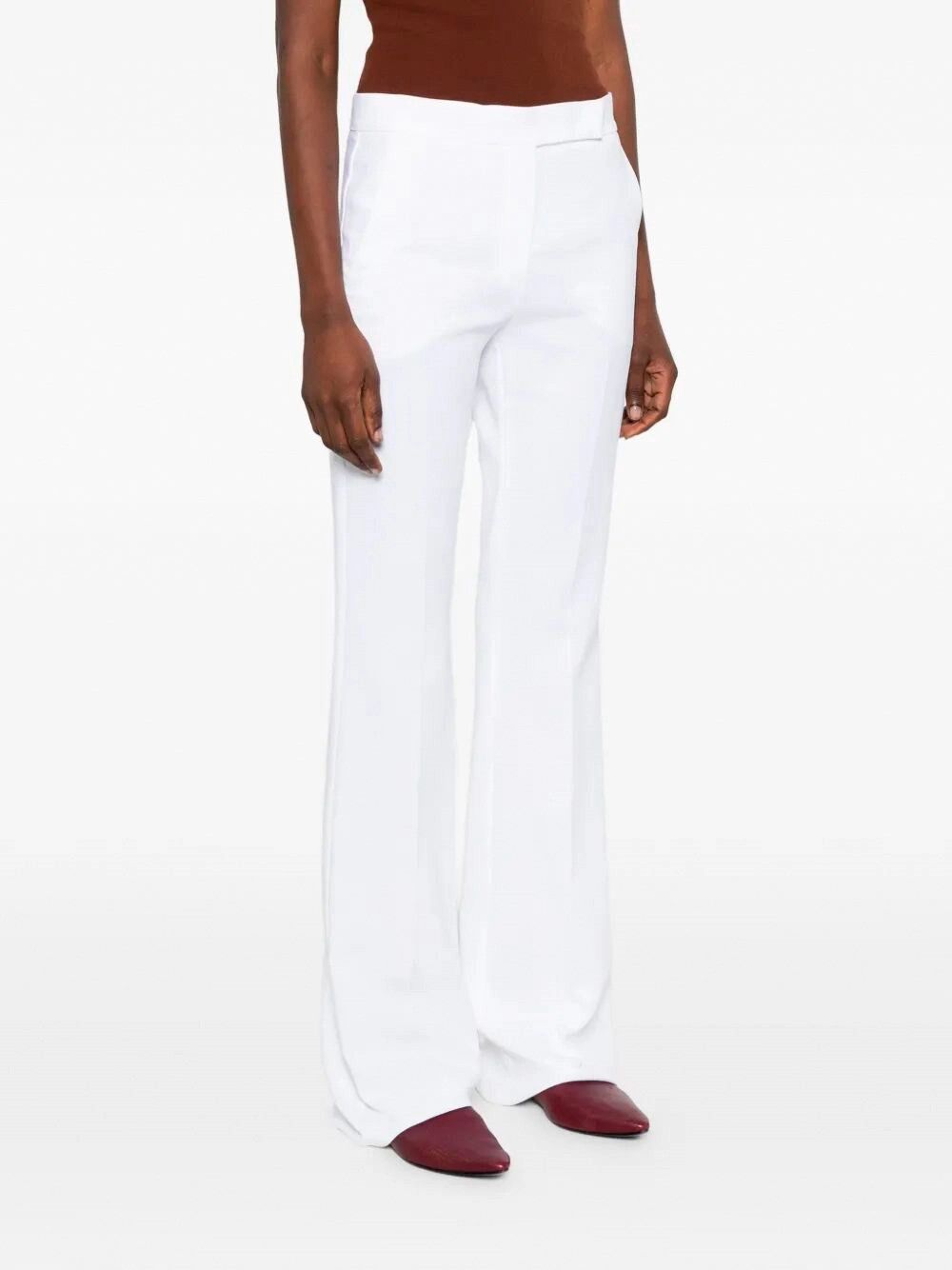 Max Mara Cotton Pants Size 32" / US 10 / IT 46 - 3 Thumbnail