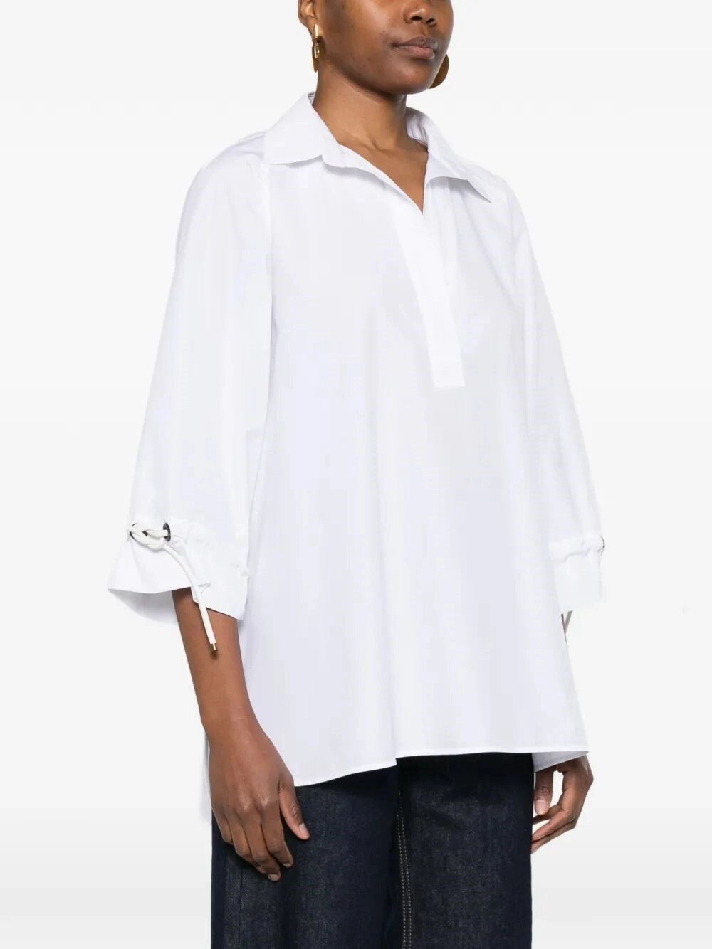 Max Mara Cotton Shirt Size M / US 6-8 / IT 42-44 - 3 Thumbnail