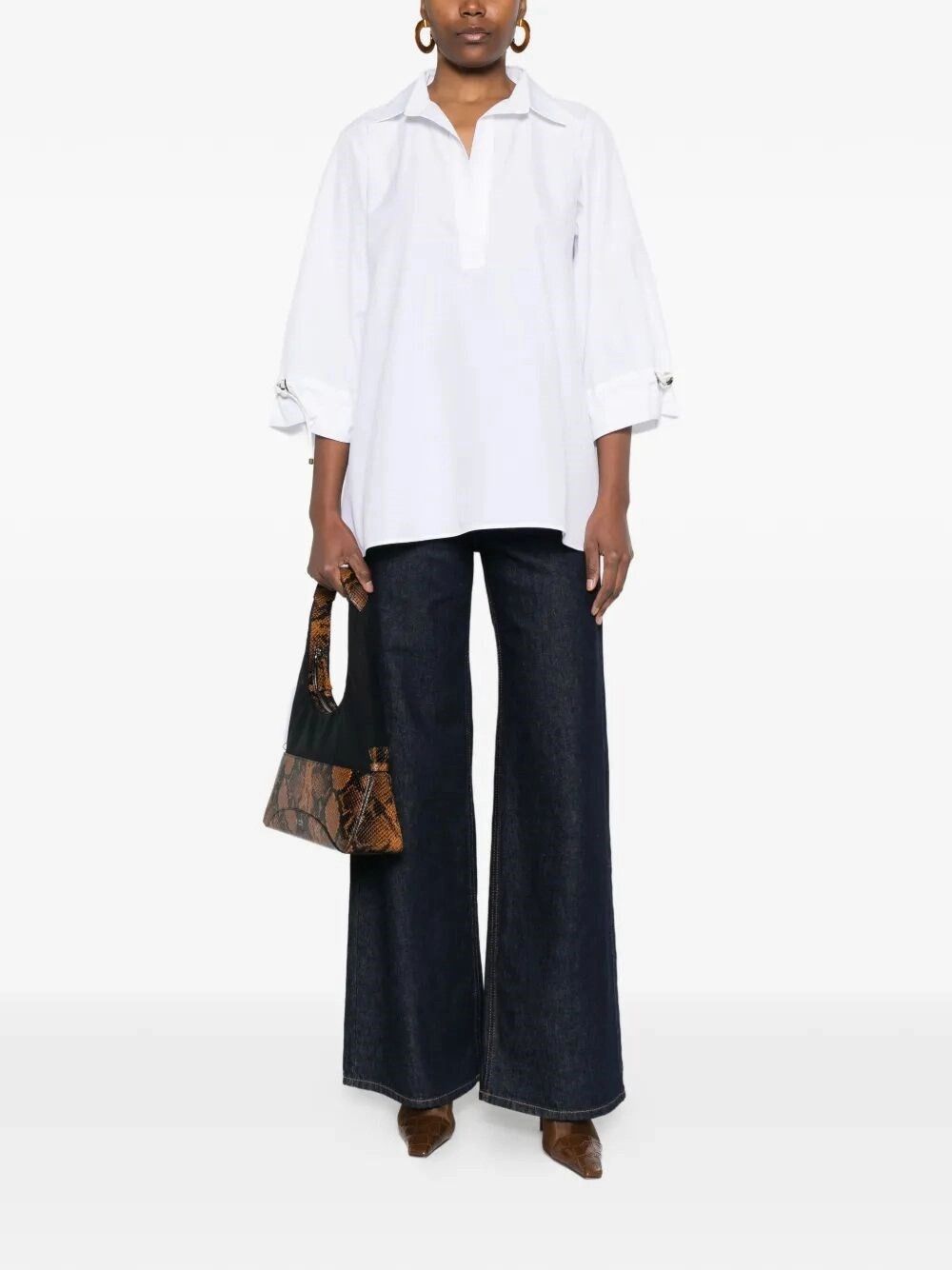 Max Mara Cotton Shirt Size M / US 6-8 / IT 42-44 - 2 Thumbnail
