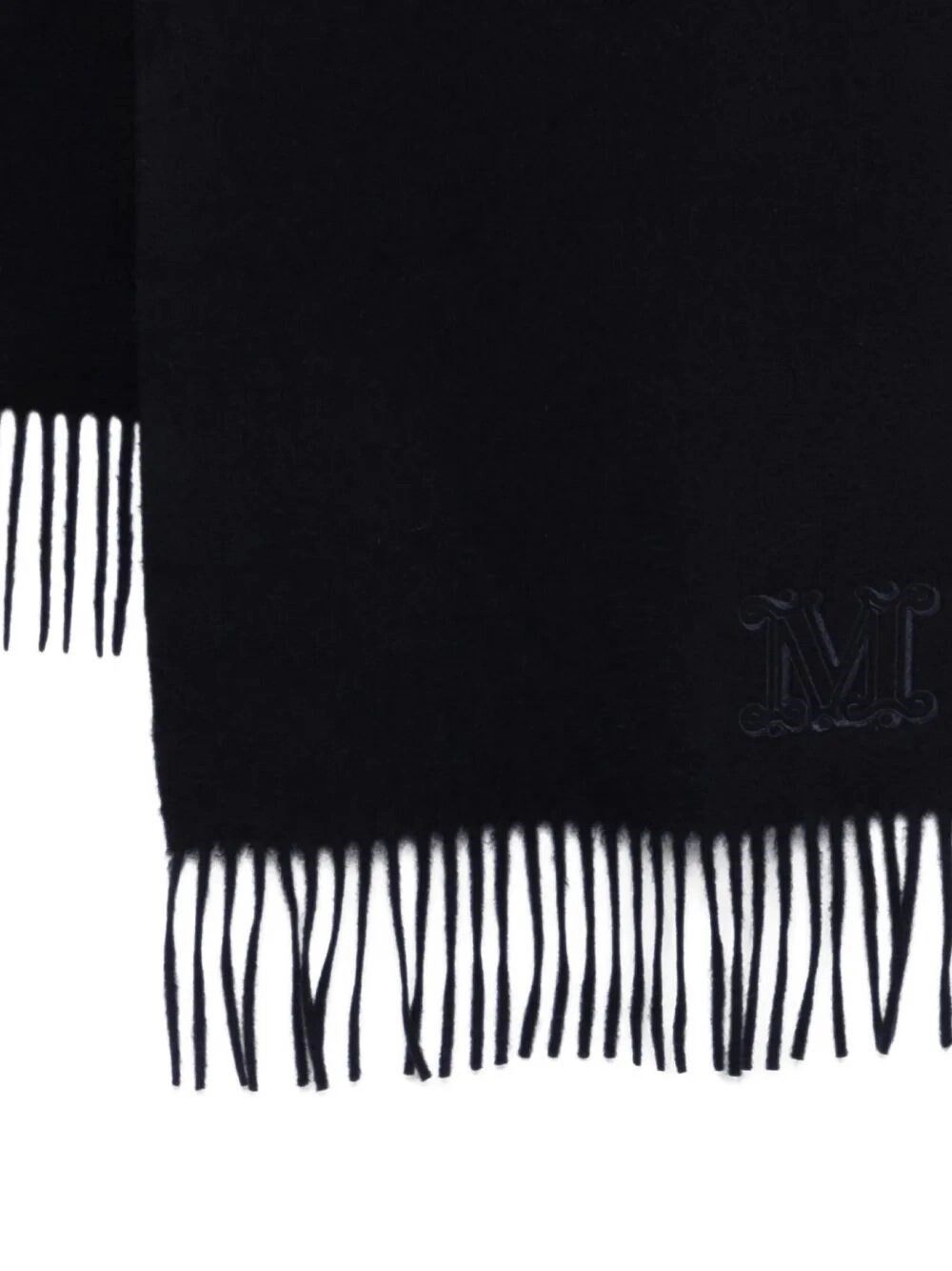 Max Mara Monogram Embroidered Cashmere Stole Size ONE SIZE - 3 Thumbnail