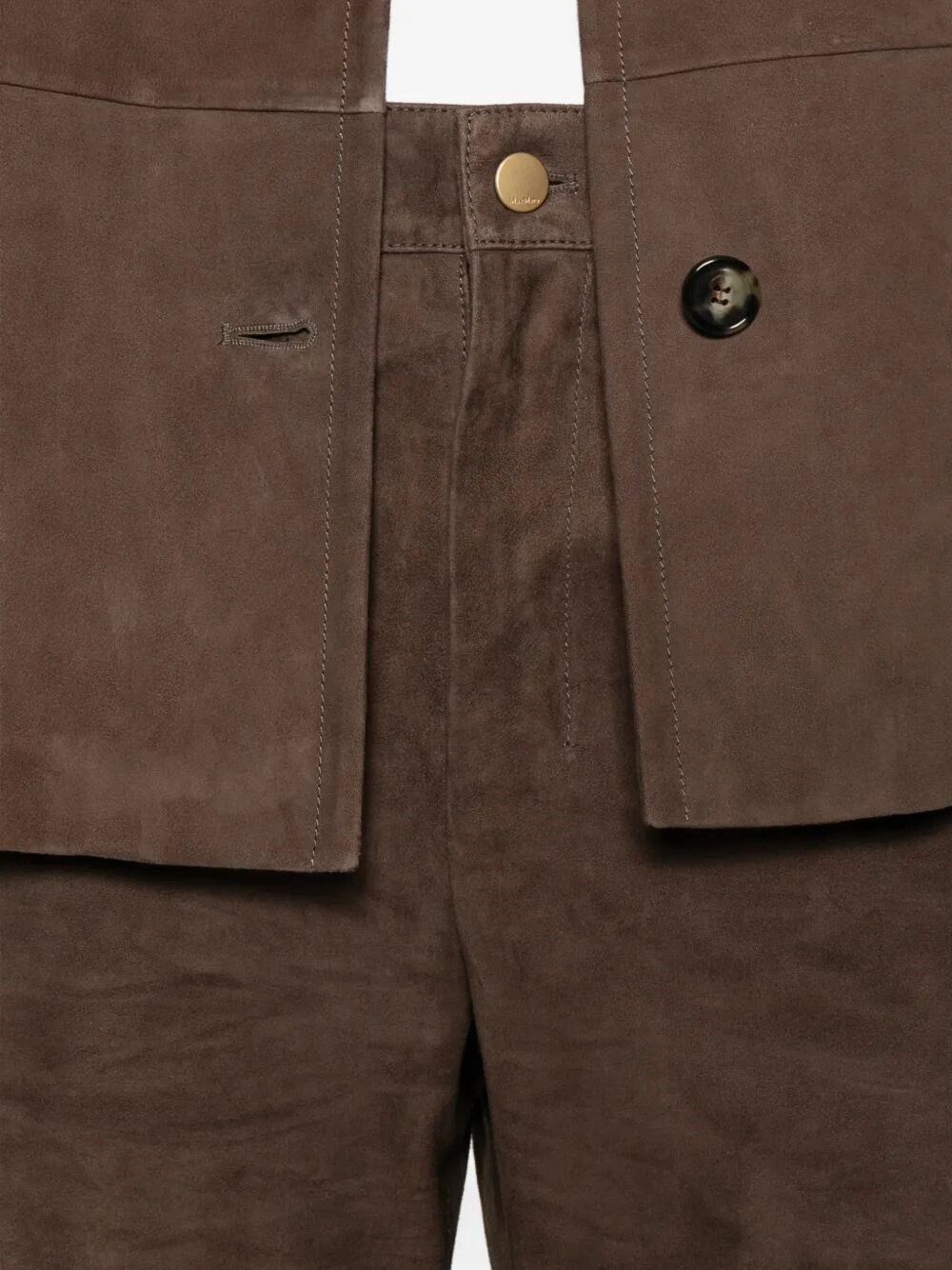Max Mara `MaxMara S` Leather Pants Size 28" / US 6 / IT 42 - 4 Thumbnail