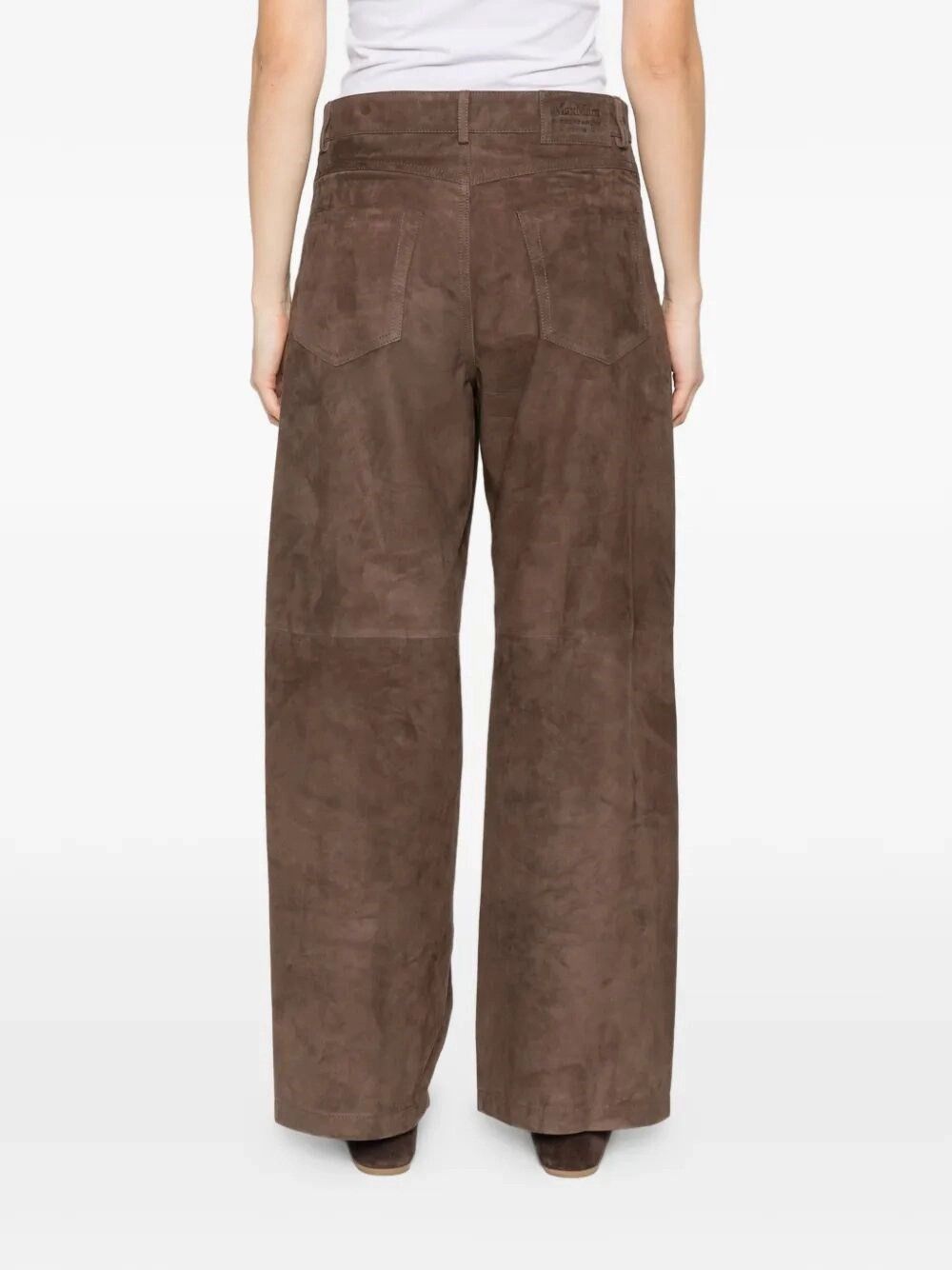 Max Mara `MaxMara S` Leather Pants Size 28" / US 6 / IT 42 - 3 Thumbnail