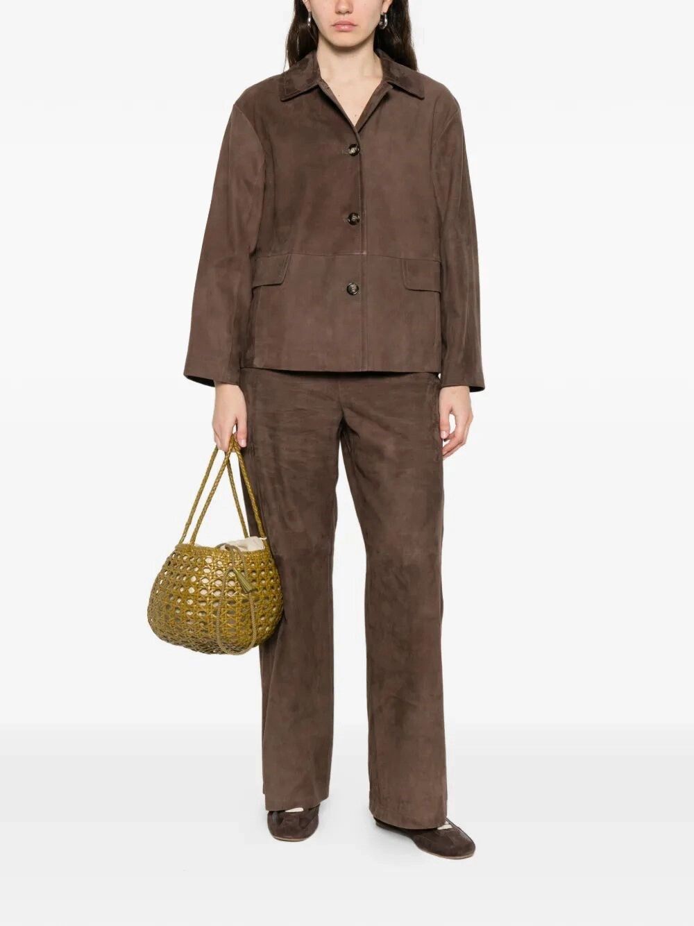 Max Mara `MaxMara S` Leather Pants Size 28" / US 6 / IT 42 - 2 Thumbnail