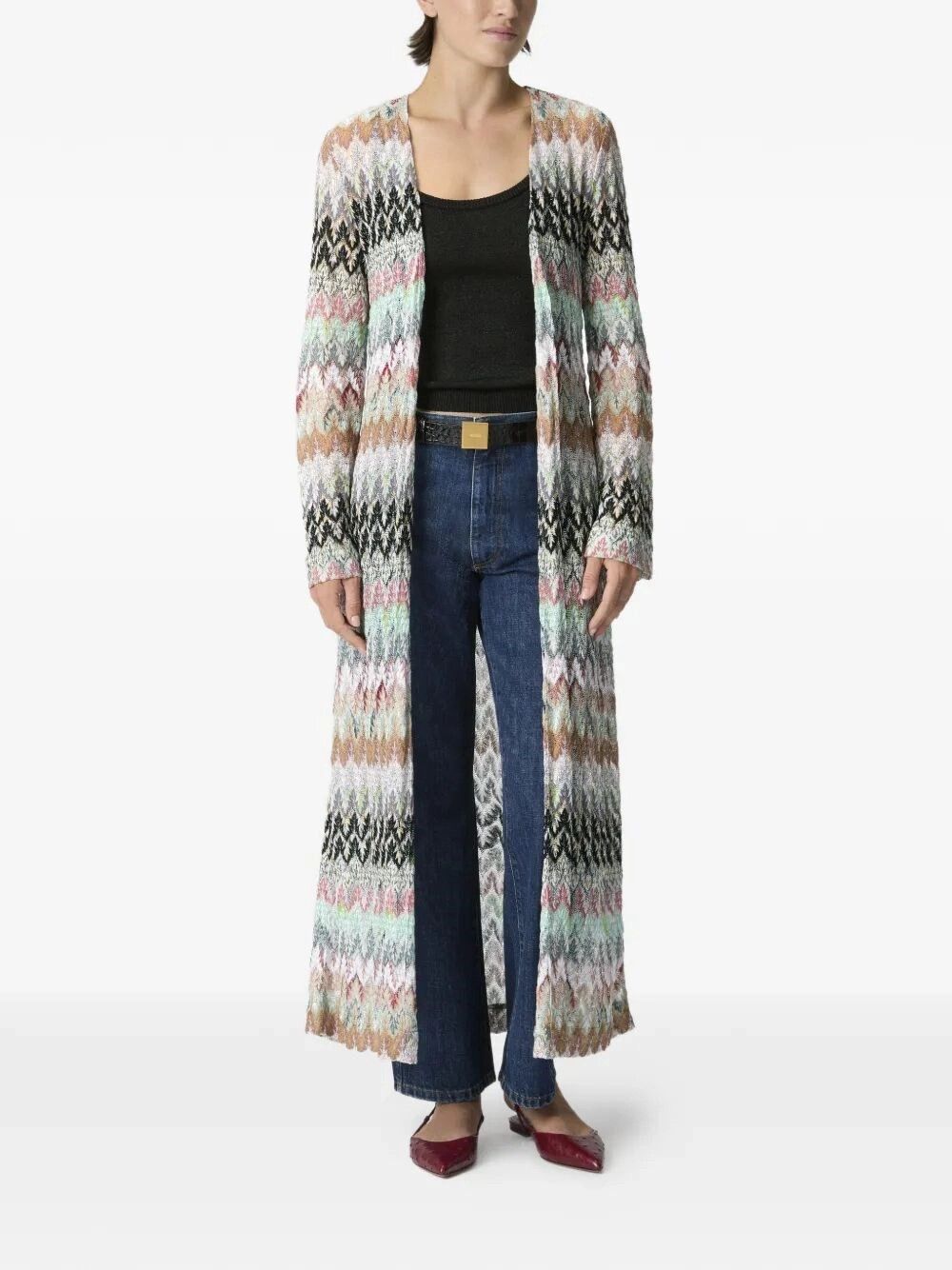 Missoni Long Cardigan Size M / US 6-8 / IT 42-44 - 2 Thumbnail