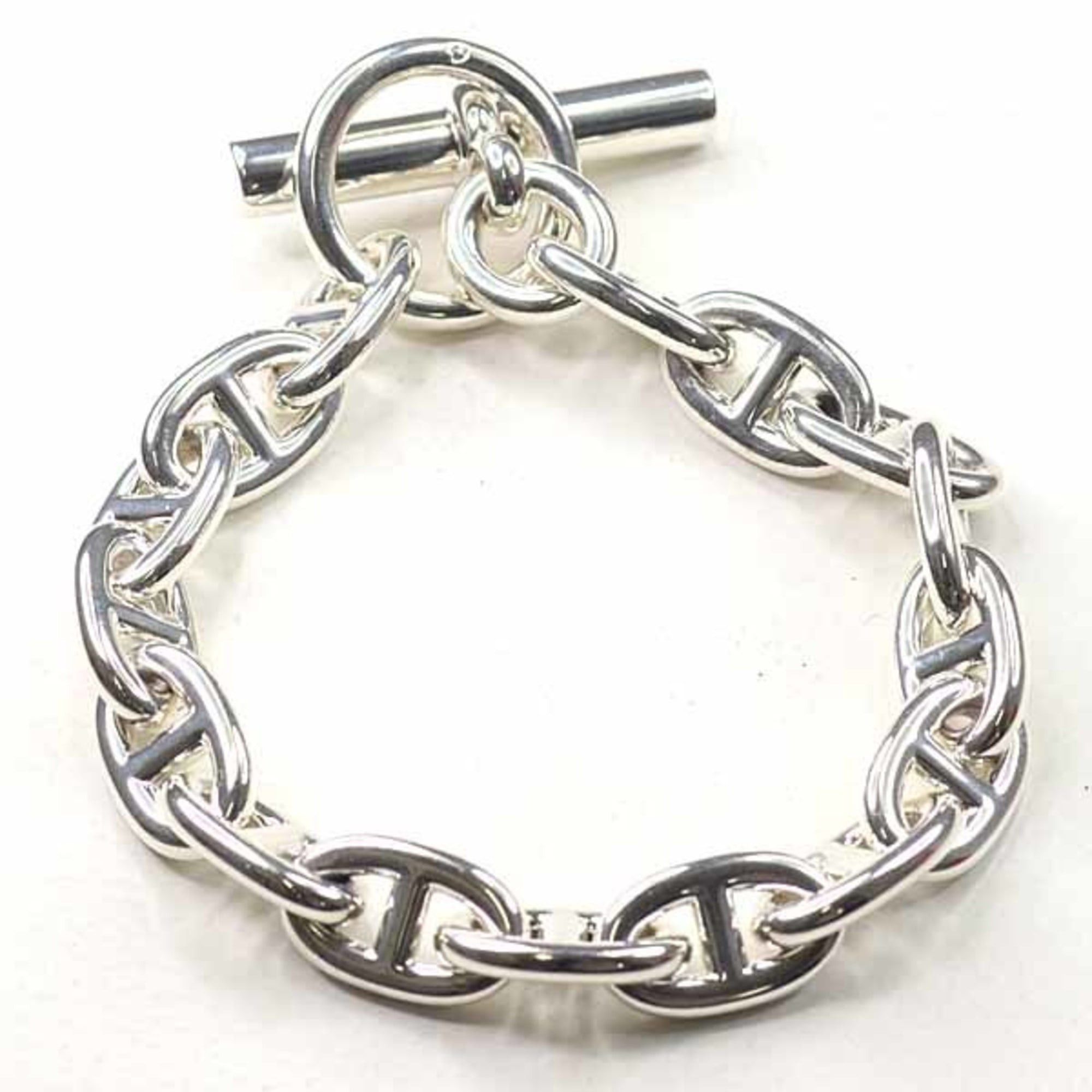 Hermes Hermes Bracelet Chaine d'Ancre MM 16 links Silver SV925 Ag925 Size ONE SIZE - 3 Thumbnail