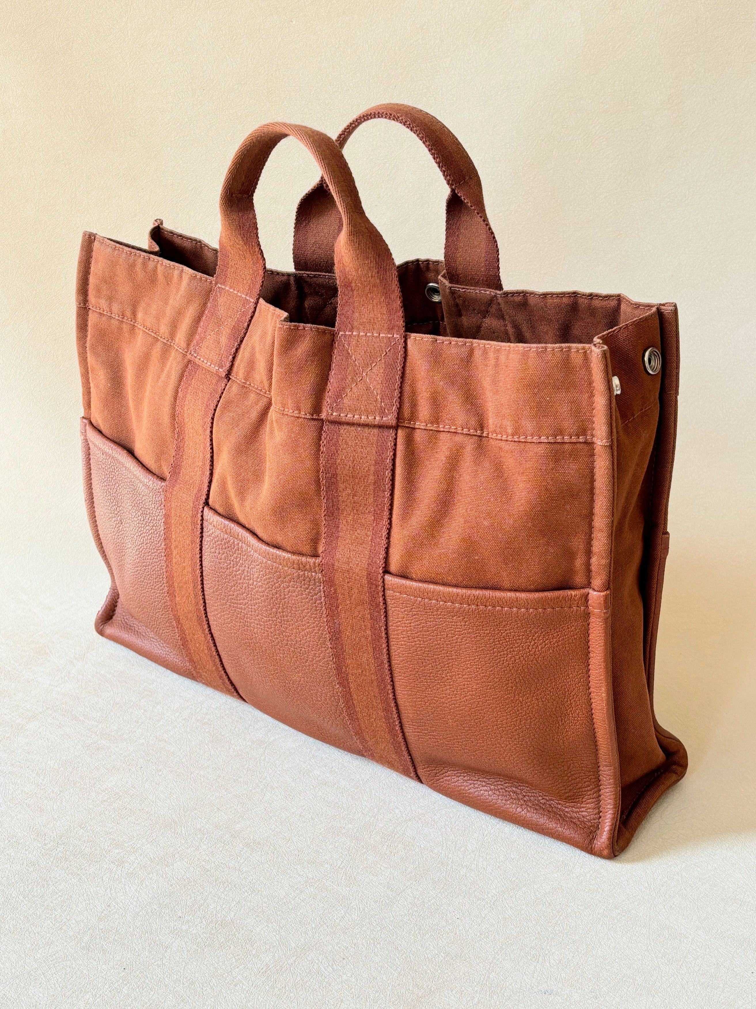 Other HERMÈS Sac Toto cuir et toile Size ONE SIZE - 4 Thumbnail