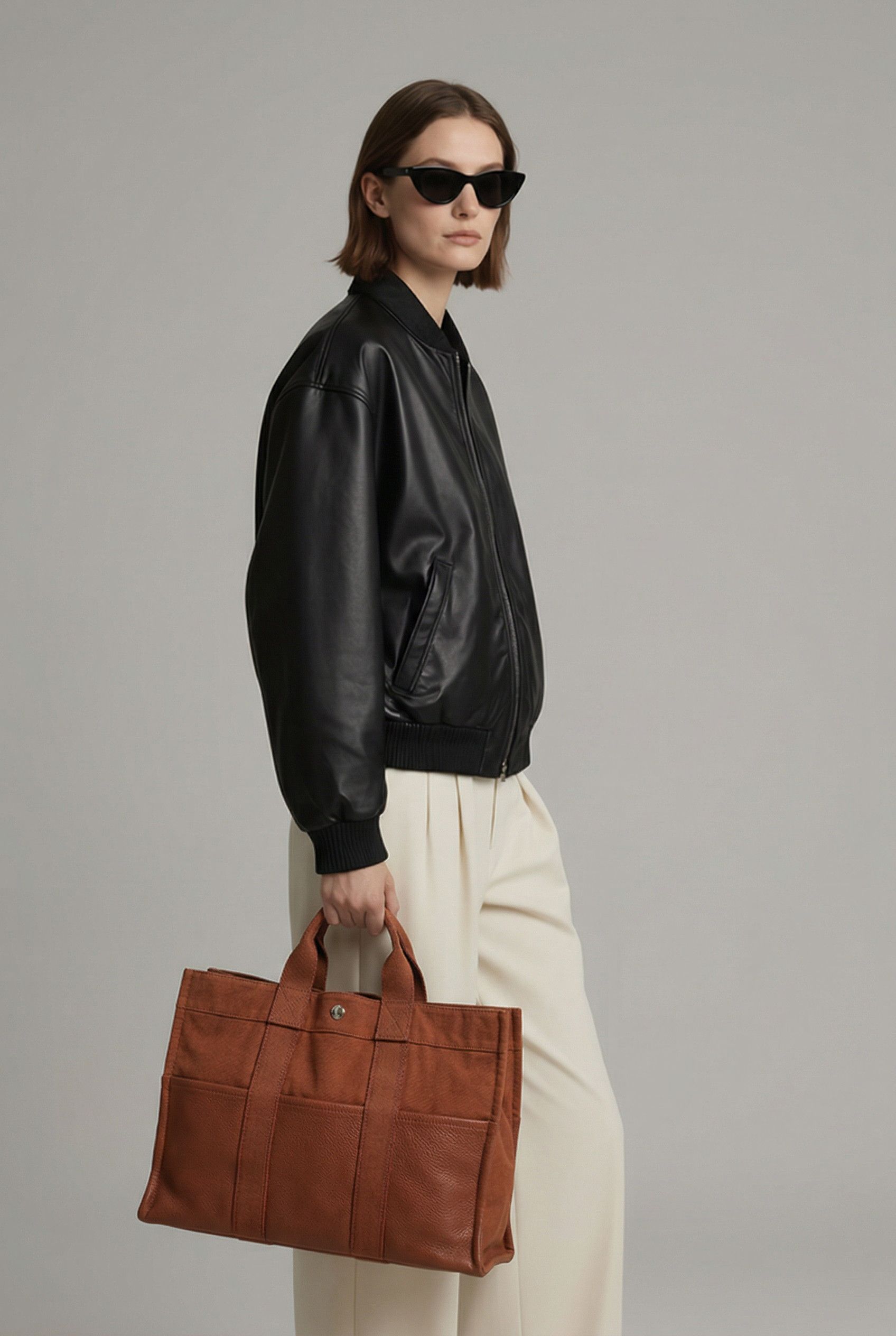 Other HERMÈS Sac Toto cuir et toile Size ONE SIZE - 15 Thumbnail