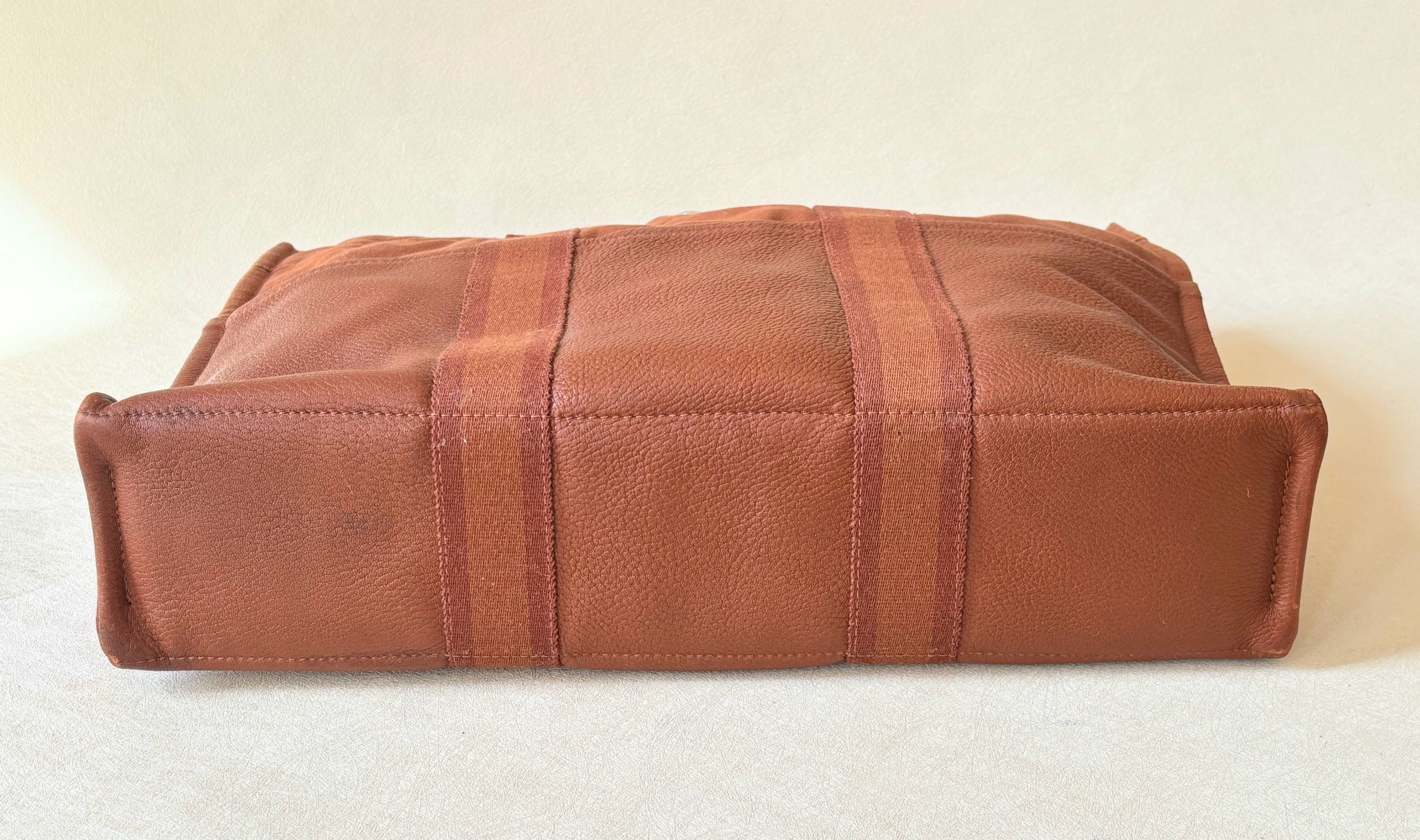 Other HERMÈS Sac Toto cuir et toile Size ONE SIZE - 7 Thumbnail