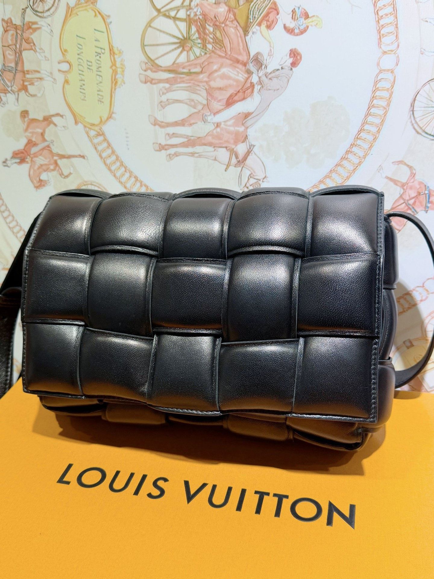 Bottega Veneta BV Cassette Woven Black Crossbody Bag Size ONE SIZE - 4 Thumbnail