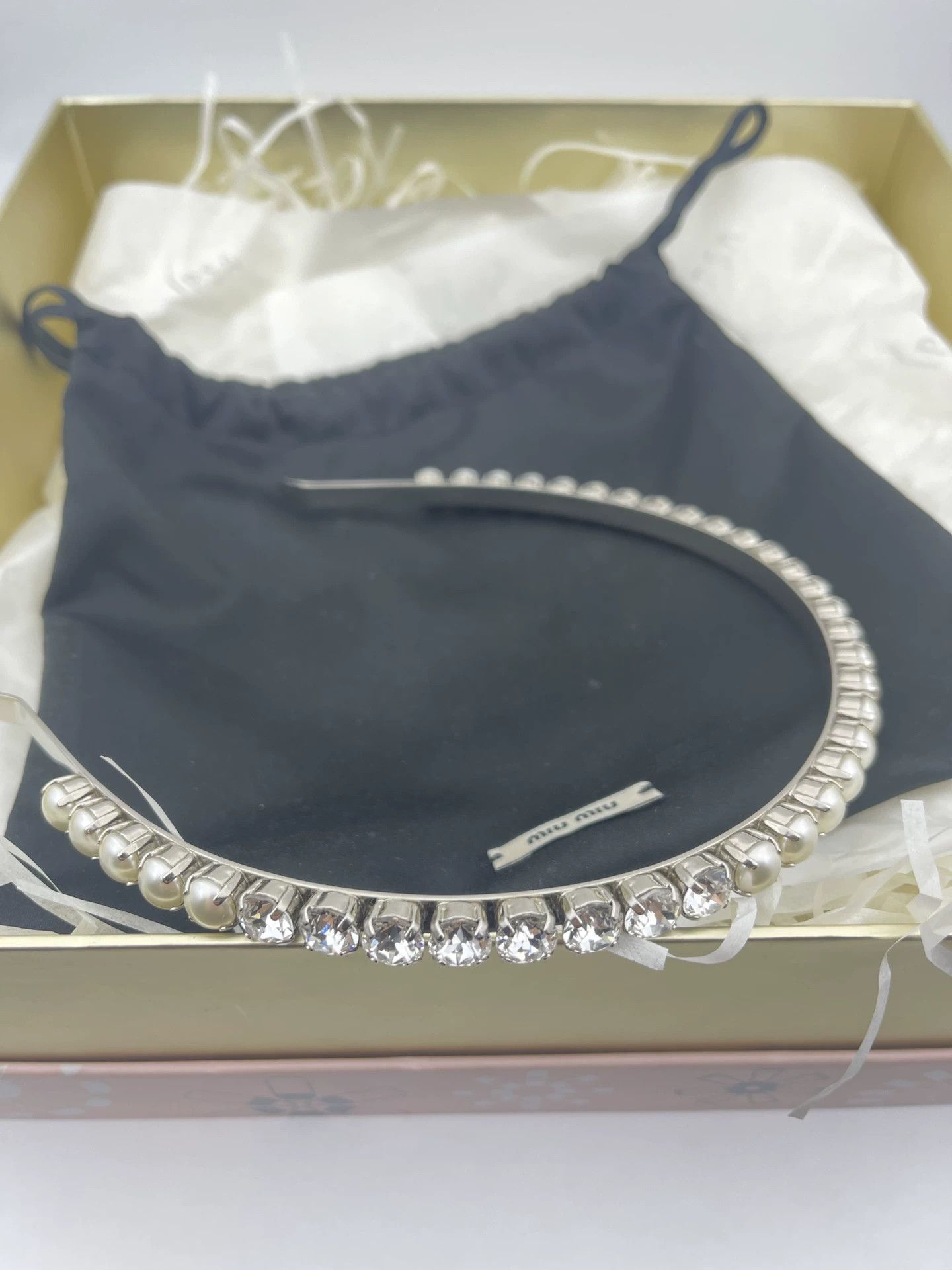 Miu Miu MIUMIU Hair Hoop Size ONE SIZE - 2 Thumbnail