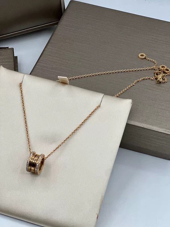 Bvlgari Bvlgari B.Zero 1 18k Rose Gold Necklace Size ONE SIZE - 2 Thumbnail