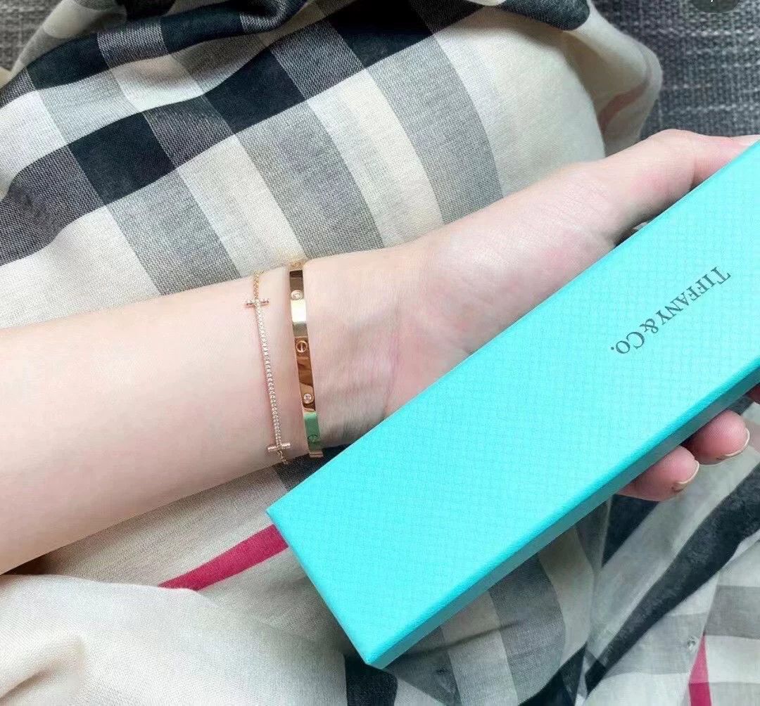 Tiffany & Co. Tiffany Small Smile Full Diamond Bracelet Size ONE SIZE - 5 Thumbnail