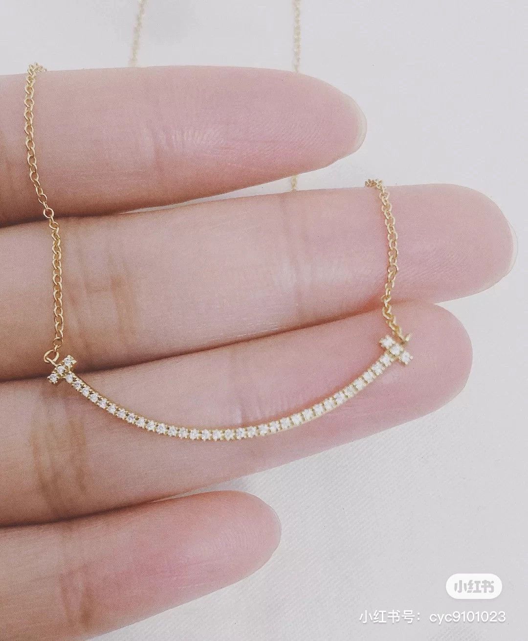 Tiffany & Co. Tiffany Small Smile Full Diamond Bracelet Size ONE SIZE - 9 Thumbnail