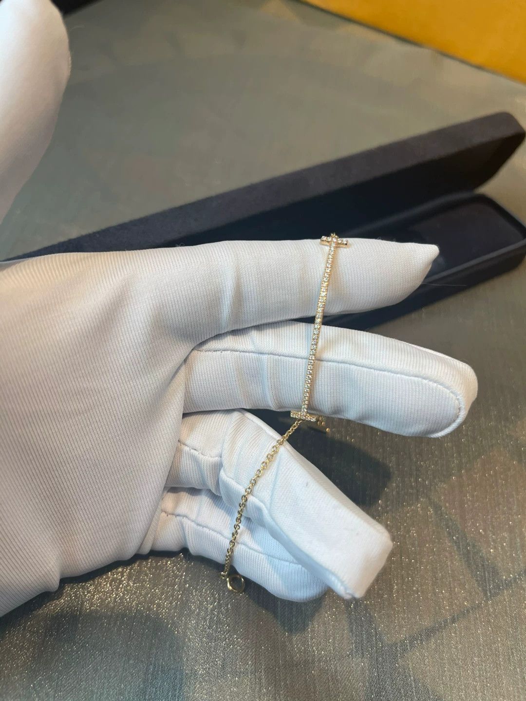 Tiffany & Co. Tiffany Small Smile Full Diamond Bracelet Size ONE SIZE - 3 Thumbnail