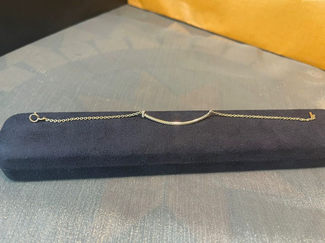 Tiffany & Co. Tiffany Small Smile Full Diamond Bracelet Size ONE SIZE - 4 Thumbnail
