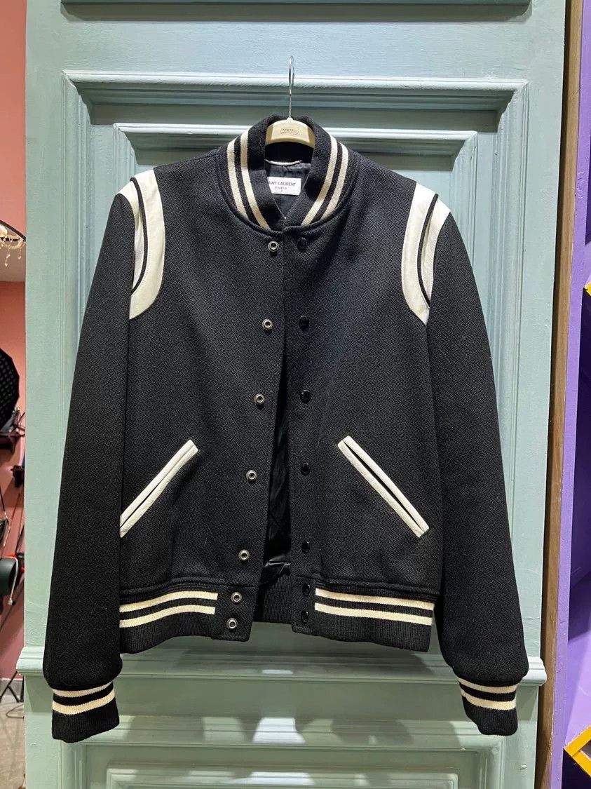 Saint Laurent Paris Saint Laurent SLP Baseball Jacket Size US M / EU 48-50 / 2 - 2 Thumbnail