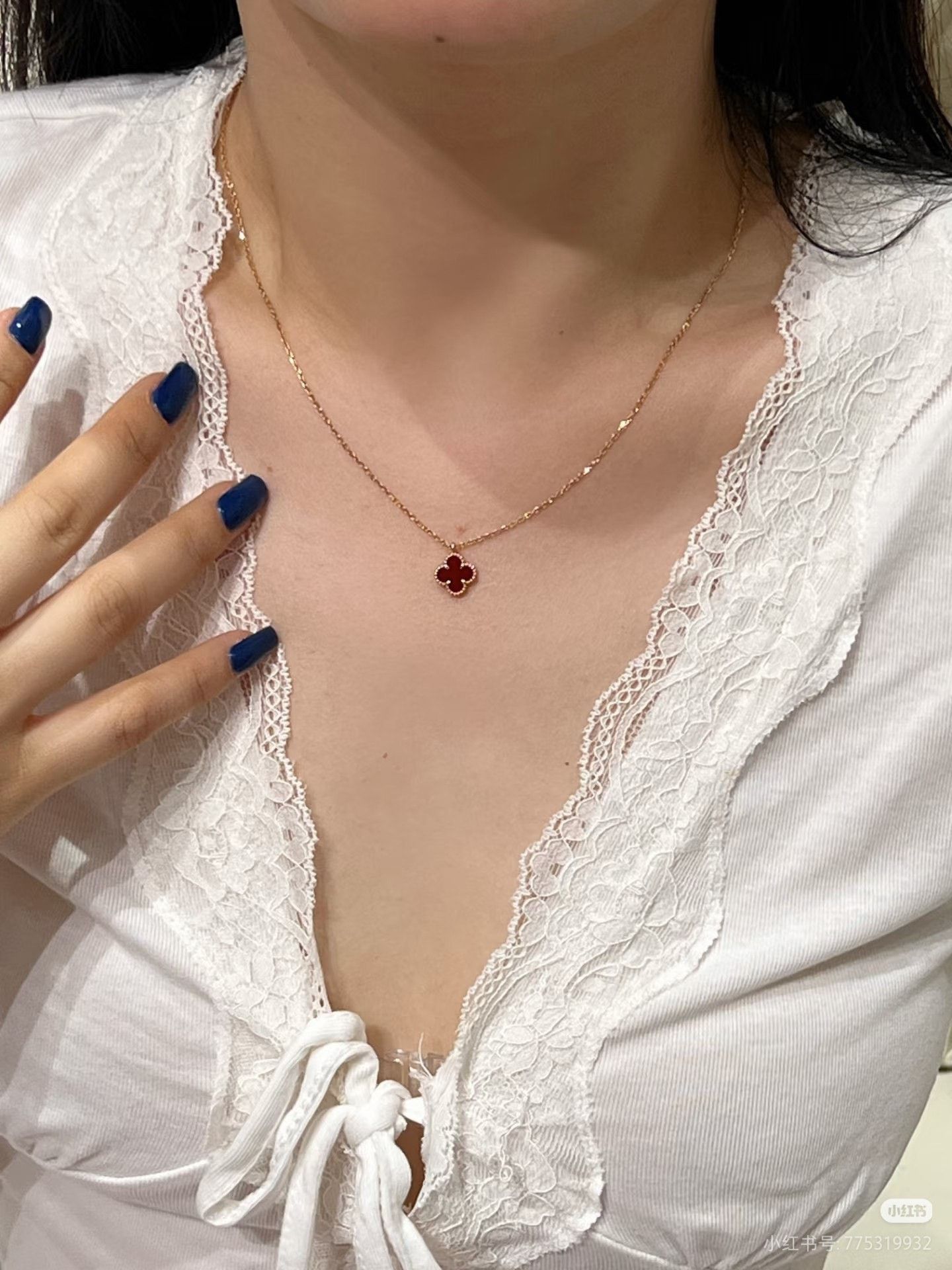 Van Cleef & Arpels Van Cleef & Arpels Red Clover Necklace Size ONE SIZE - 7 Thumbnail