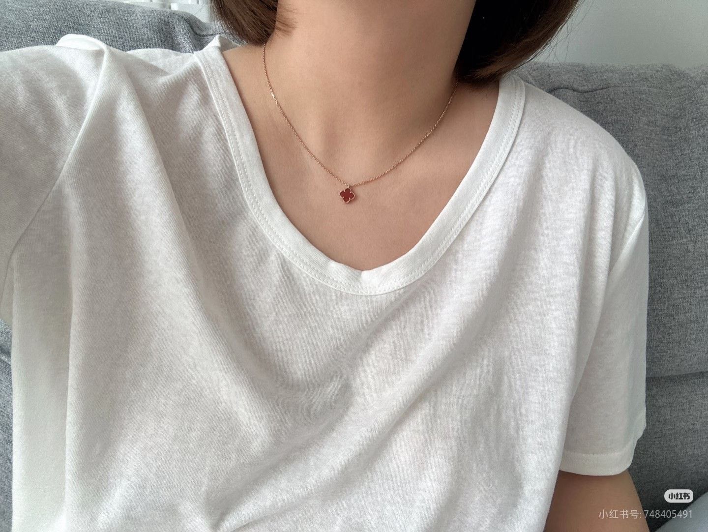 Van Cleef & Arpels Van Cleef & Arpels Red Clover Necklace Size ONE SIZE - 8 Thumbnail