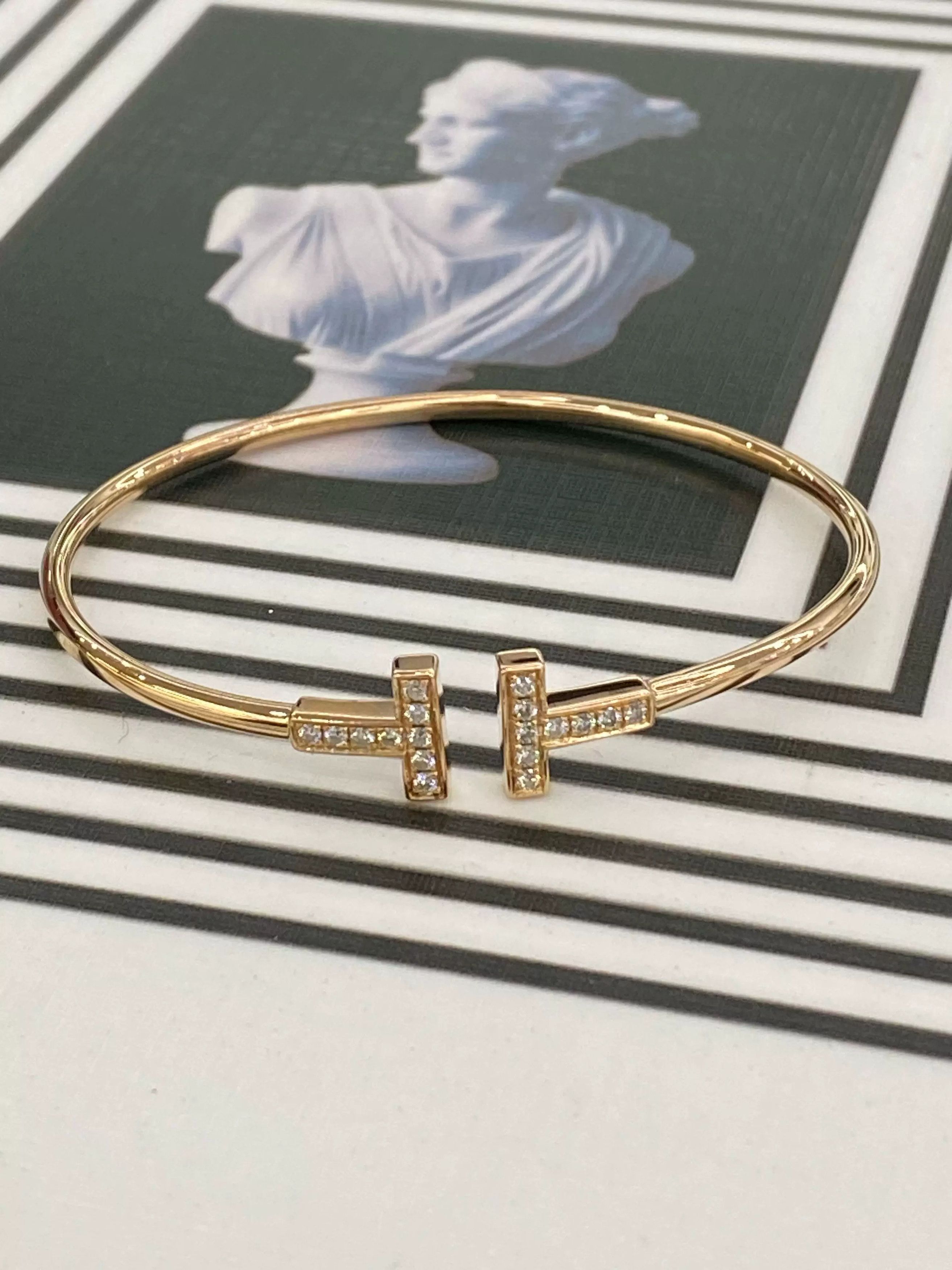 Tiffany & Co. Tiffany & Co. Double T Diamond Bracelet Size ONE SIZE - 6 Thumbnail