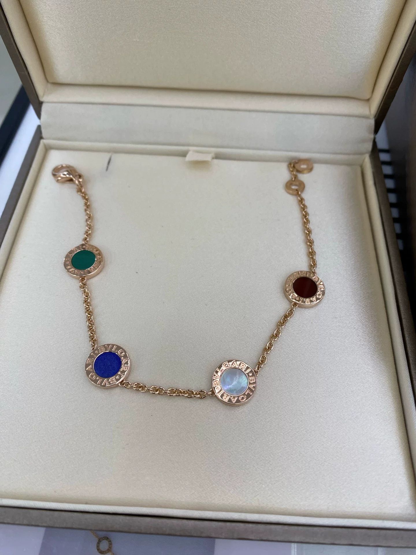 Bvlgari Bvlgari Four-Color Disc Bracelet Size ONE SIZE - 3 Thumbnail