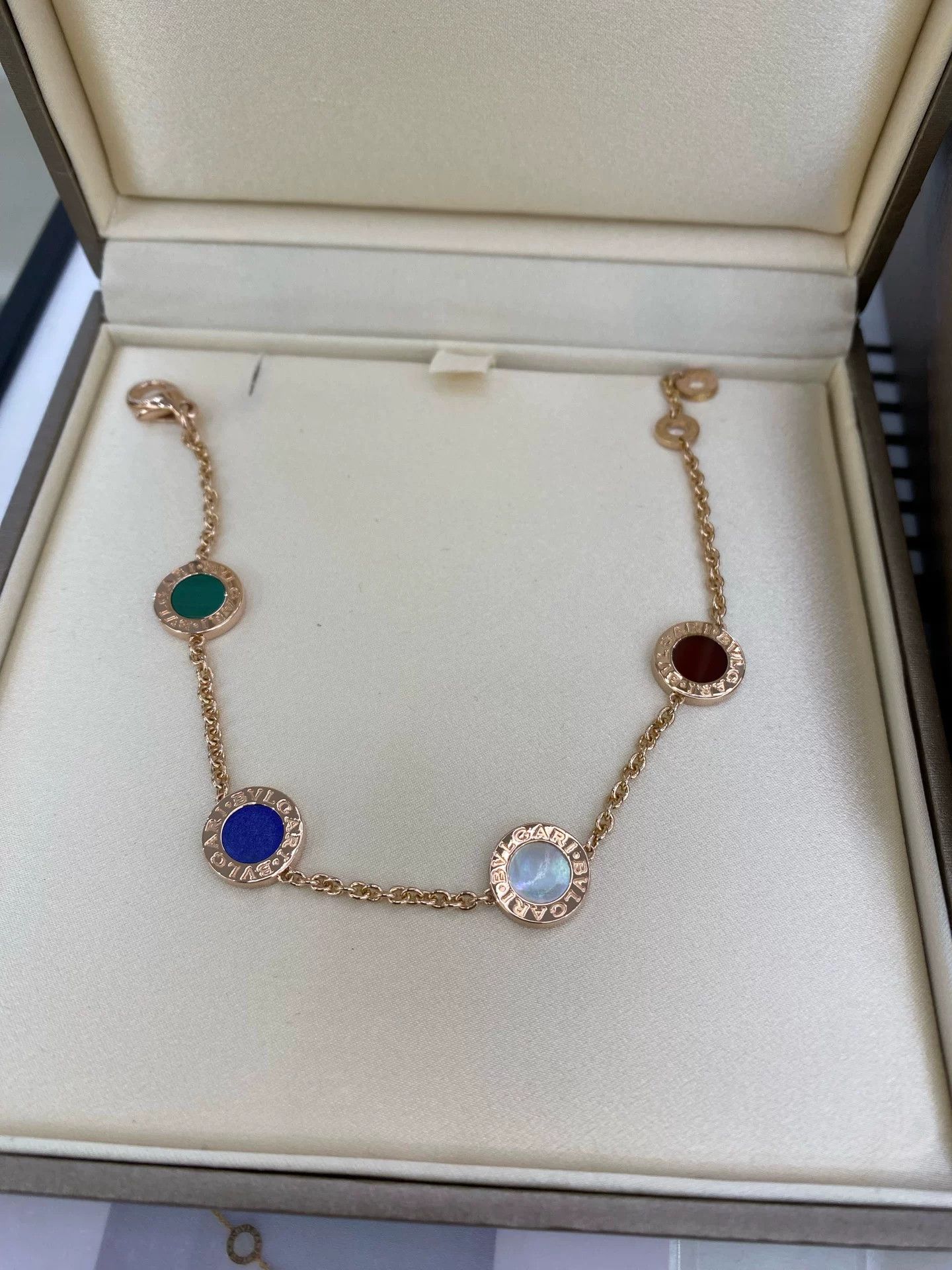 Bvlgari Bvlgari Four-Color Disc Bracelet Size ONE SIZE - 2 Thumbnail